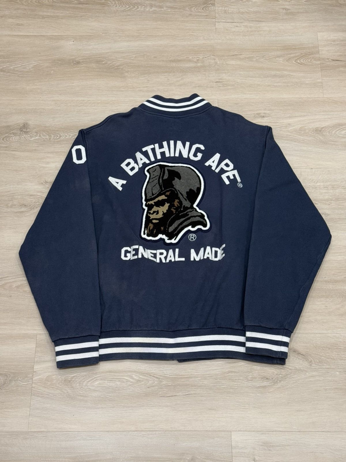 Bape Vintage Bape General Made Varsity Jacket Size US XL / EU 56 / 4 - 1 Thumbnail
