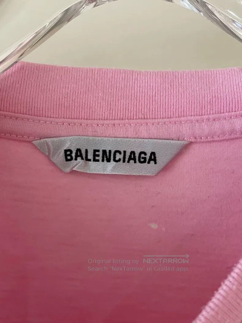 Balenciaga Balenciaga Letter logo pink short-sleeve T-shirt size s Size US S / EU 44-46 / 1 - 4 Thumbnail