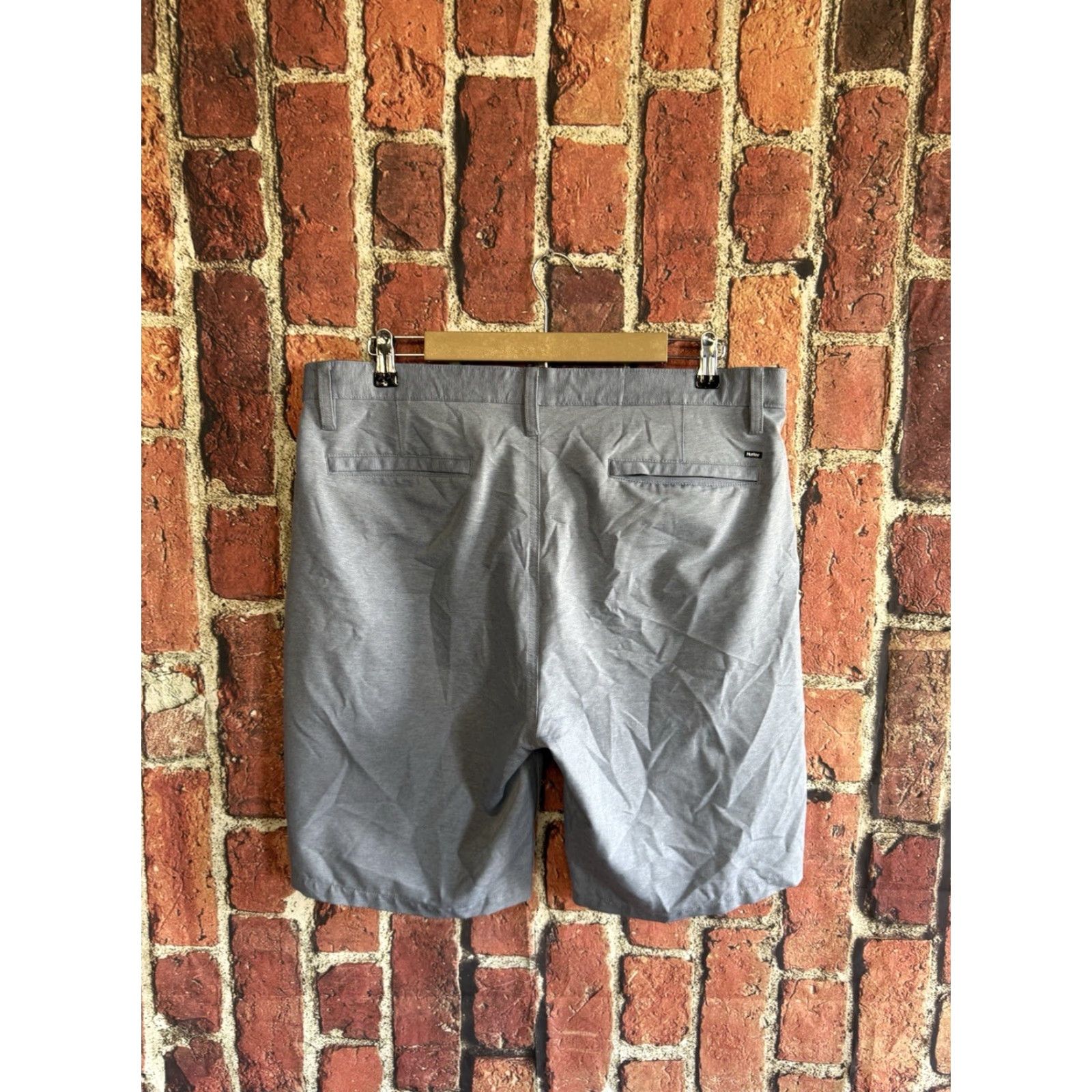 Hurley Hurley Mens Blue Chino Shorts 36 Size Regular Size US 36 / EU 52 - 2 Thumbnail