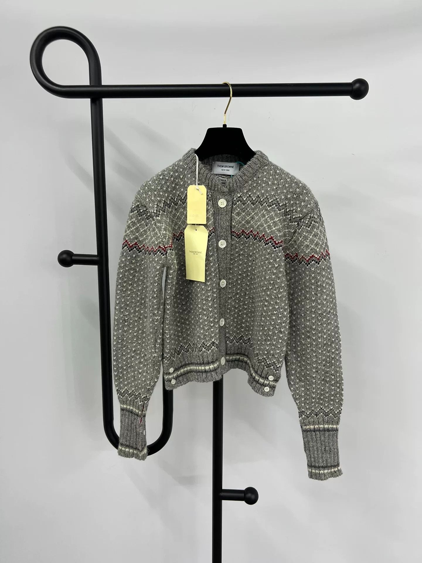 Thom Browne Thom Browne 25 Fair Isle Cardigan Size US XS / EU 42 / 0 - 1 Thumbnail