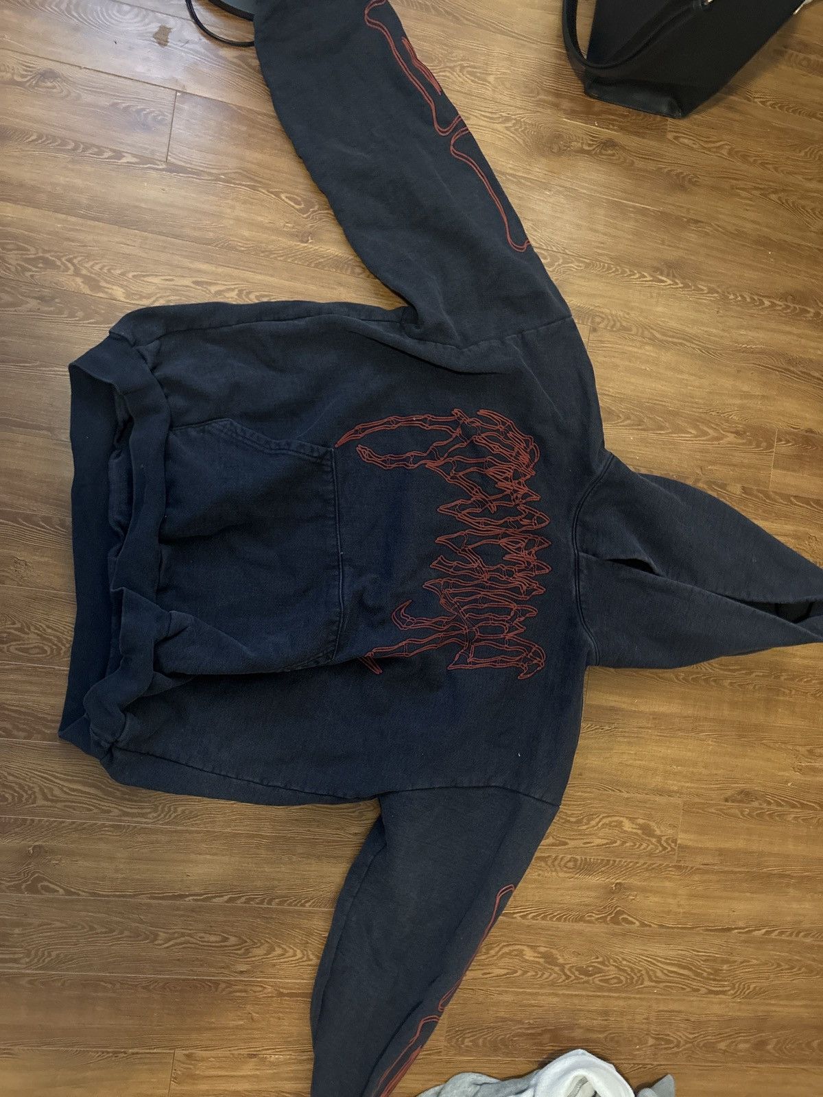 Revenge Revenge Black Skeleton Graphic Hoodie Red Gothic Logo XXL Size US XL / EU 56 / 4 - 3 Thumbnail