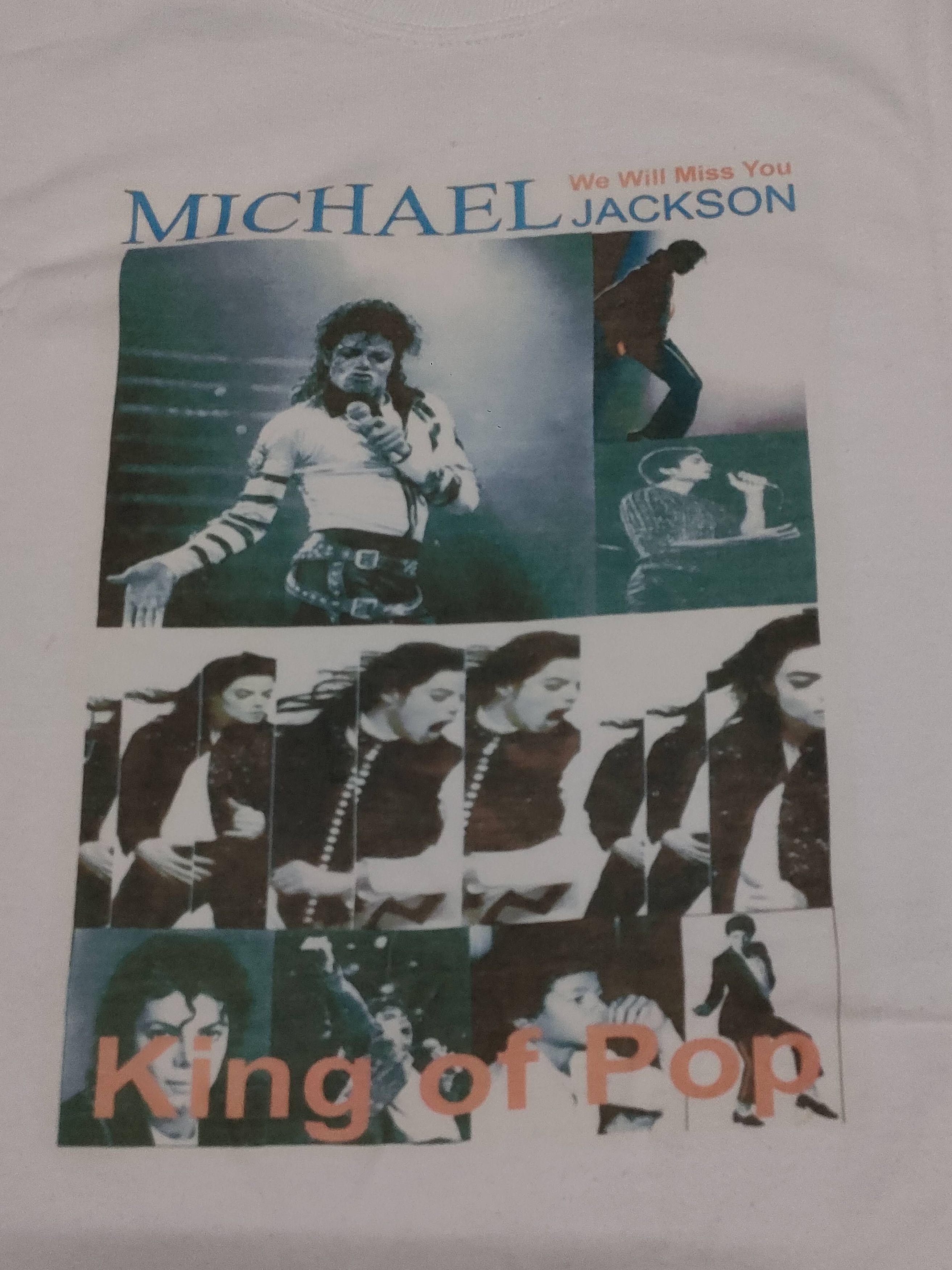 Michael Jackson × Vintage Vintage Micheal Jackson T-Shirt Size US L / EU 52-54 / 3 - 4 Thumbnail
