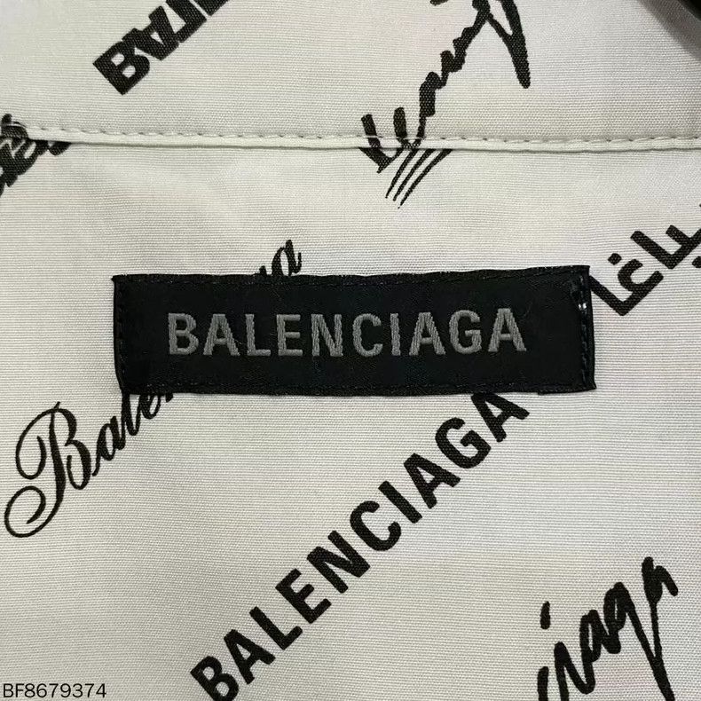 Balenciaga Balenciaga size 37 Multi-Element Logo Long Sleeve Shirt Size US XS / EU 42 / 0 - 3 Thumbnail
