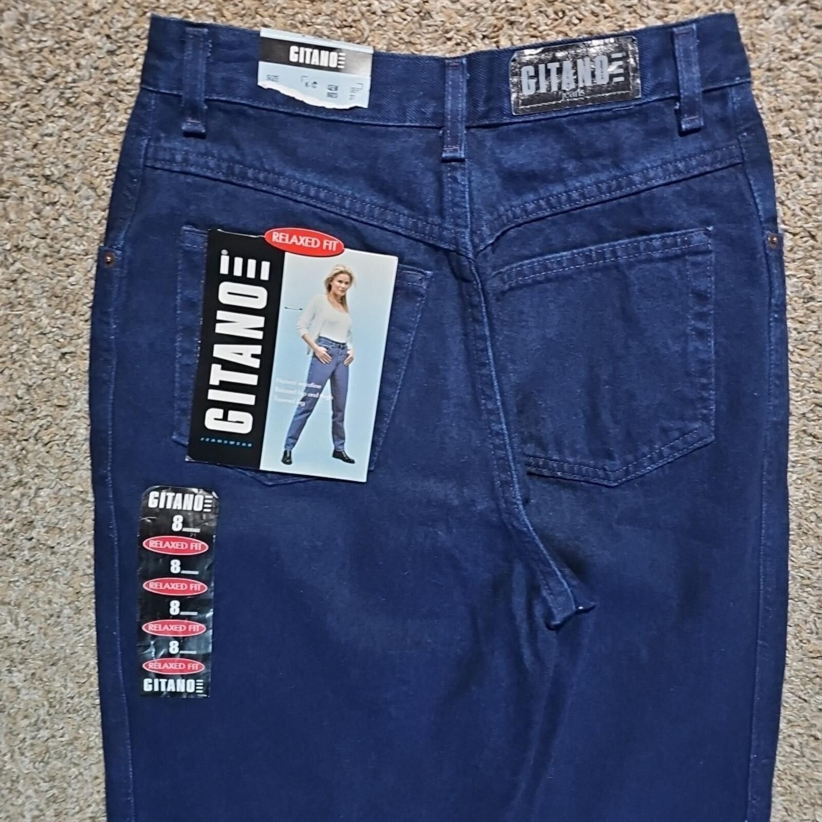 Other Gitano Relaxed Fit Sz 8 Average Jeans Blue NWT NWD Size 30" / US 8 / IT 44 - 5 Thumbnail