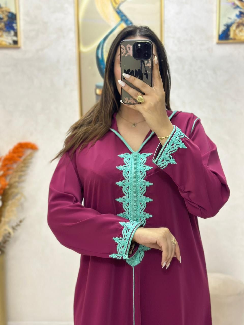 Other Handmade Moroccan Djellaba - 2026 Size M / US 6-8 / IT 42-44 - 2 Thumbnail