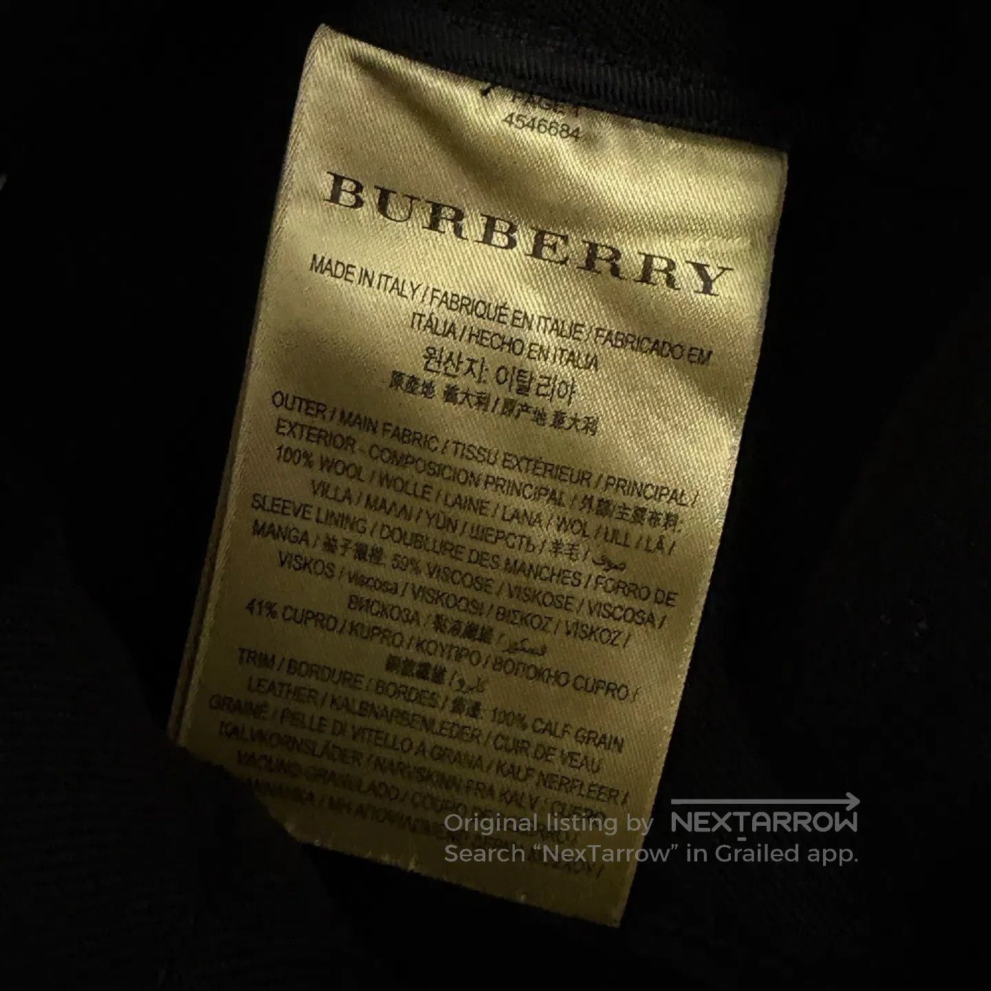 Burberry Burberry Black Wool Trench Coat| Size XS / US 0-2 / IT 36-38 - 5 Thumbnail
