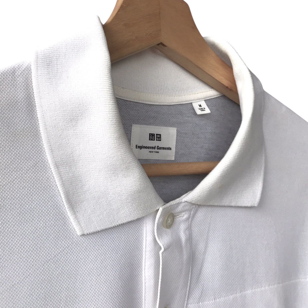Engineered Garments × Uniqlo UQ Japan X Engineered Garments NYC Two Tone Polo Tee Size US M / EU 48-50 / 2 - 4 Thumbnail