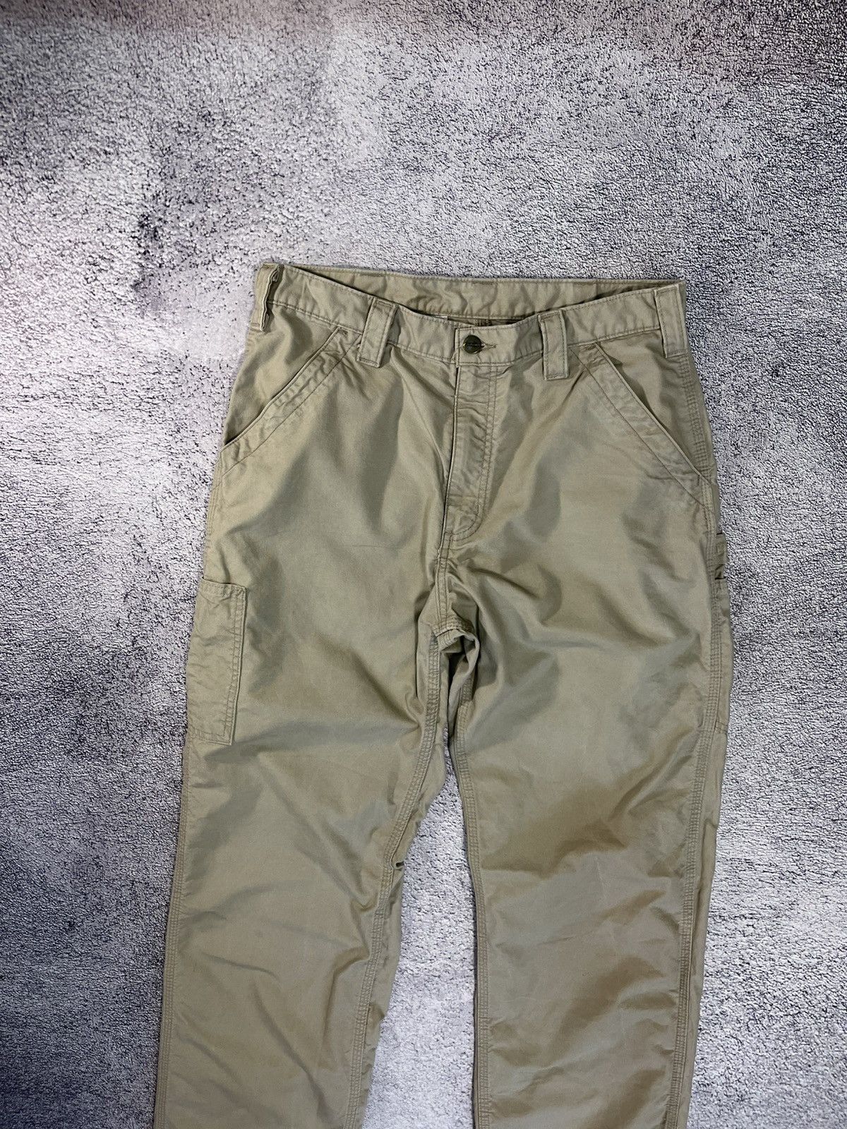 Carhartt Carhartt Cargo Carpenter Pants Vintage 33x32 Workwear Canvas Size US 33 - 3 Thumbnail