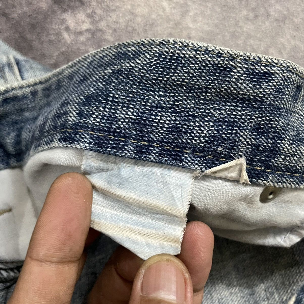 Vintage Y2K Diesel distressed flare denim pants Size US 33 - 10 Thumbnail