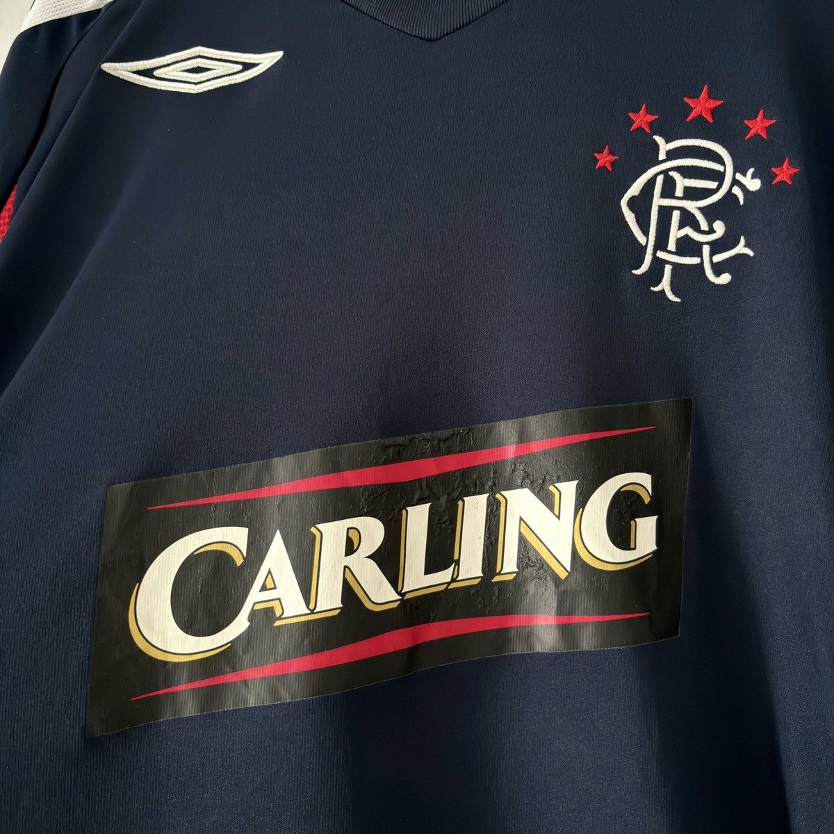 Umbro × Vintage 2007 2008 Rangers Glasgow Vintage Retro Soccer Jersey Shirt Size US L / EU 52-54 / 3 - 3 Thumbnail