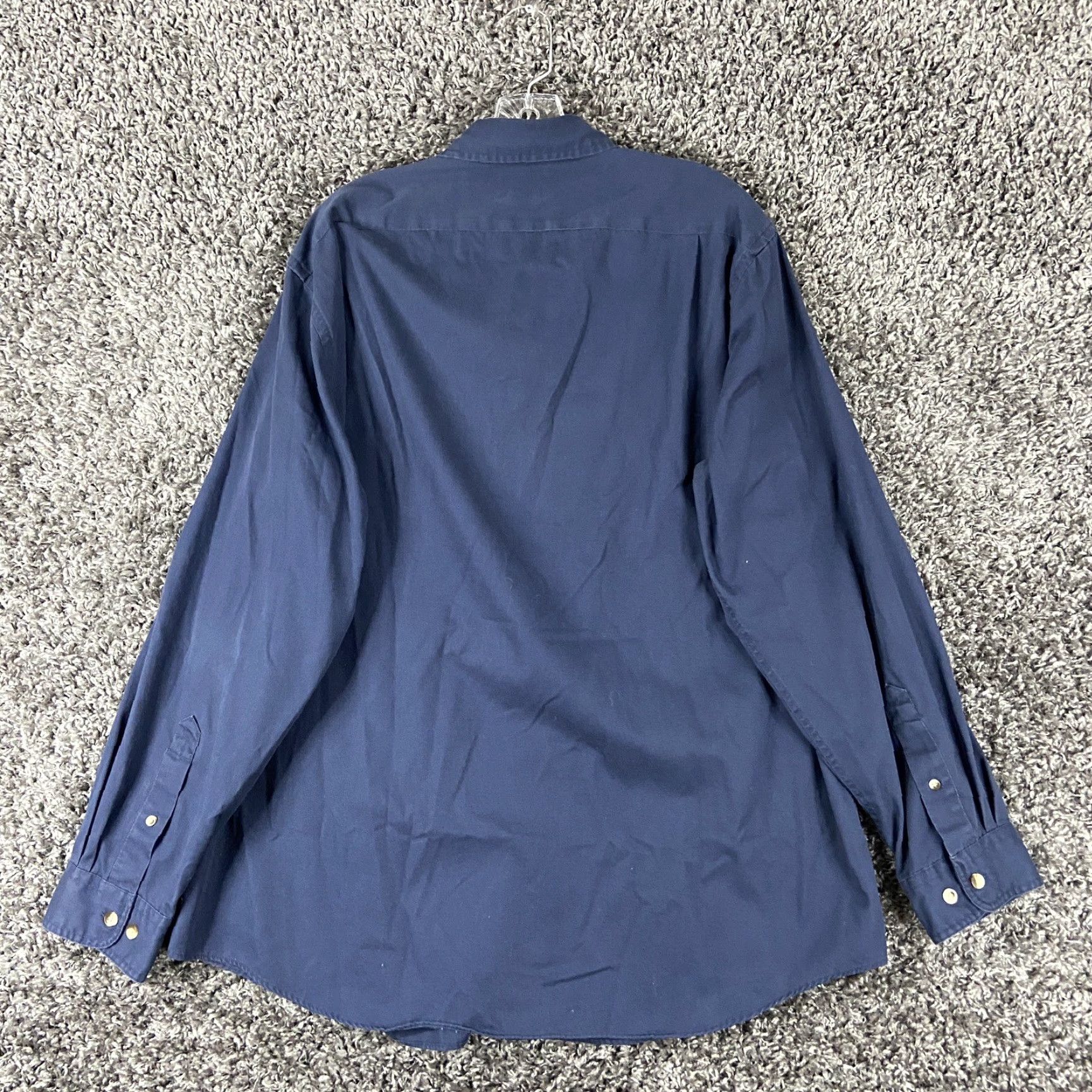 Vintage VINTAGE L.L. Bean Button-Up Shirt Men L Long Sleeve Blue Adult Large Mens Size US L / EU 52-54 / 3 - 8 Thumbnail