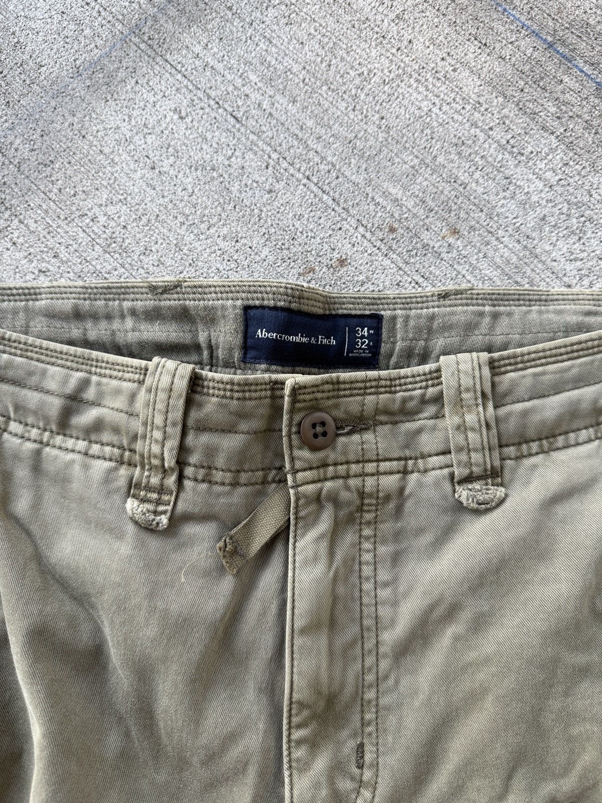 Abercrombie & Fitch Military tan quality cargo pant Size US 34 / EU 50 - 2 Thumbnail