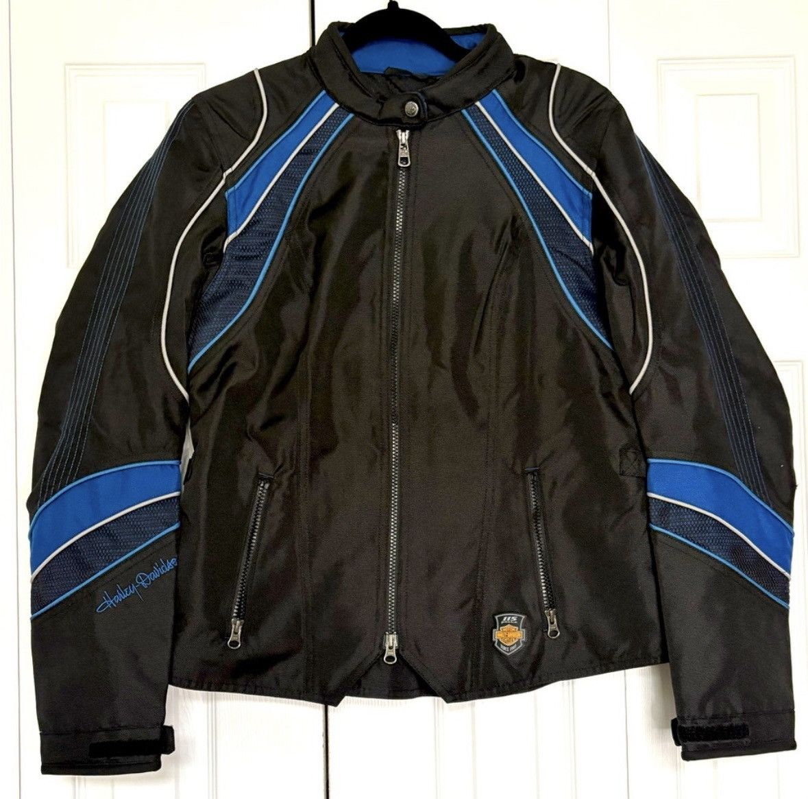 Harley Davidson Harley Davidson Riding Jacket Black Full Zip Long Sleeve Size L / US 10 / IT 46 - 1 Thumbnail