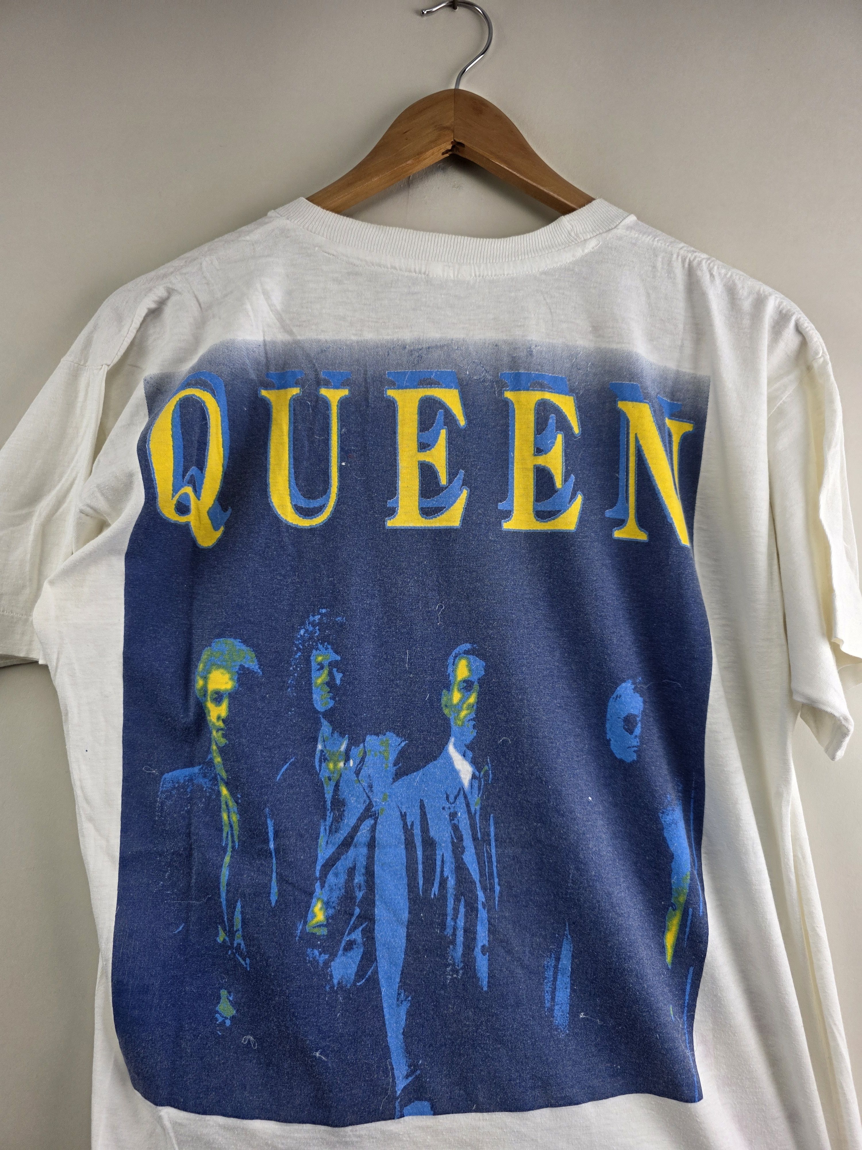 Band Tees × Vintage 90s Queen Freddie Mercury Mr. Bad Guy L 21" 26" Size US L / EU 52-54 / 3 - 8 Thumbnail
