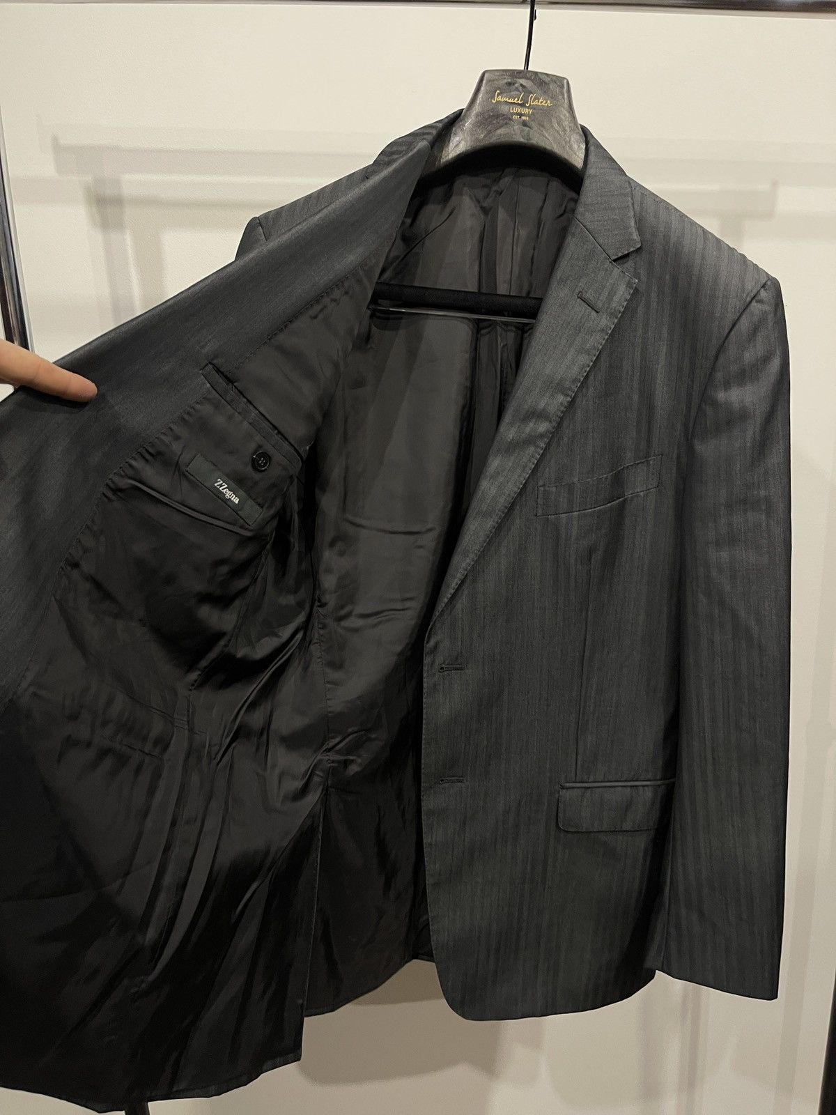 Z Zegna Vintage Z Zegna blazer classic wool jacket sport coat Size 42R - 5 Thumbnail