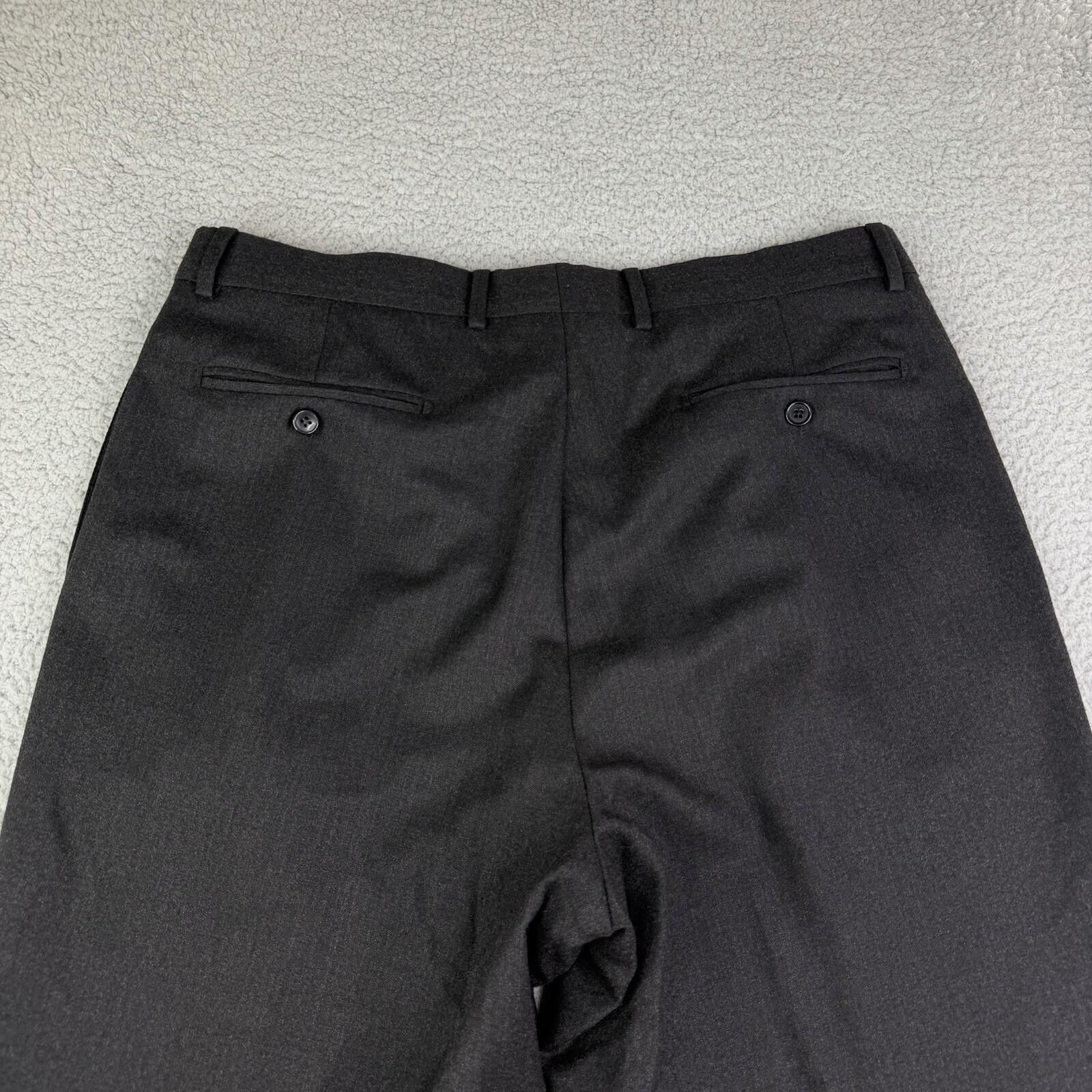 Other Vitale Barberis Canonico Gray Wool Dress Pants Men's 36x31 Size US 36 / EU 52 - 10 Thumbnail
