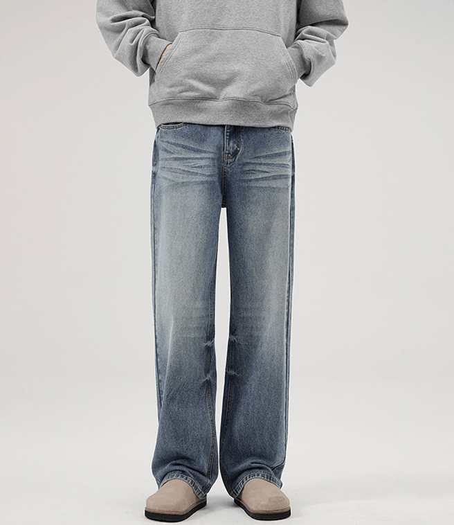 Japanese Brand × Jean American cleanfit loose straight washed jeans Size US 32 / EU 48 - 1 Thumbnail
