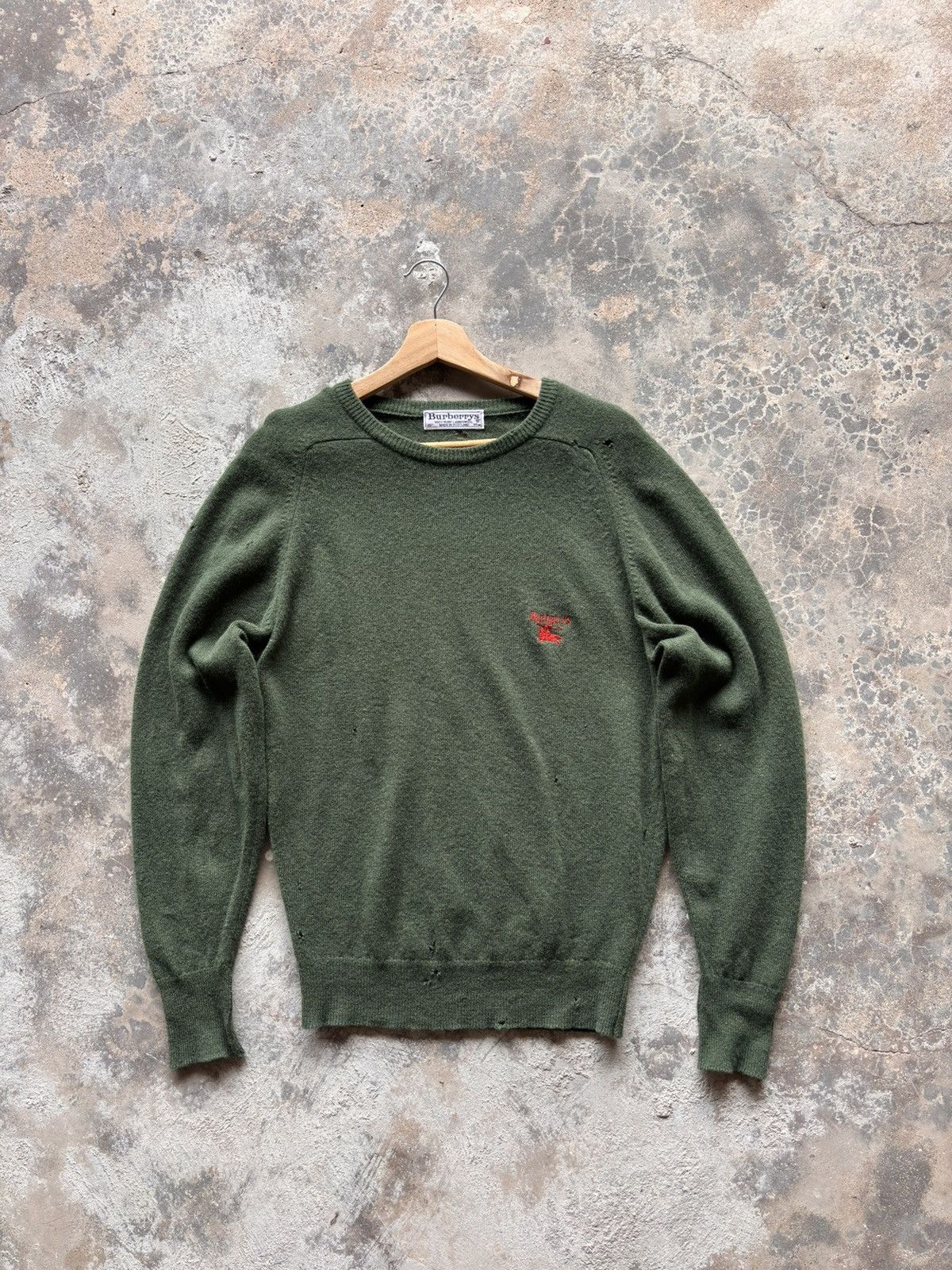 Burberry Burberry Distressed Knitwear Size US S / EU 44-46 / 1 - 1 Thumbnail