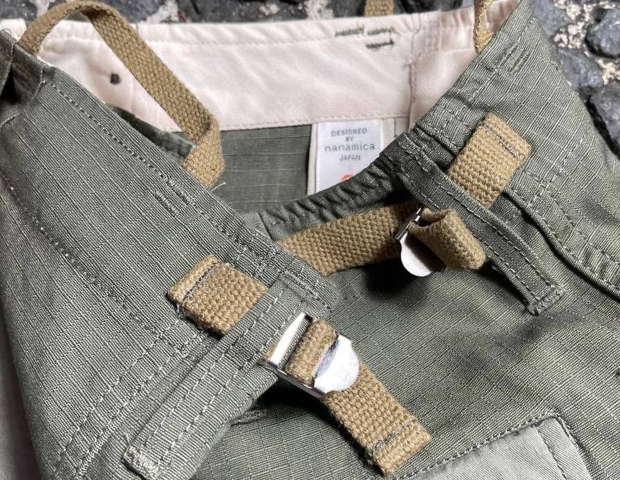 Nanamica Nanamica - Olive Drab Cargo Pants Size US 32 / EU 48 - 4 Thumbnail