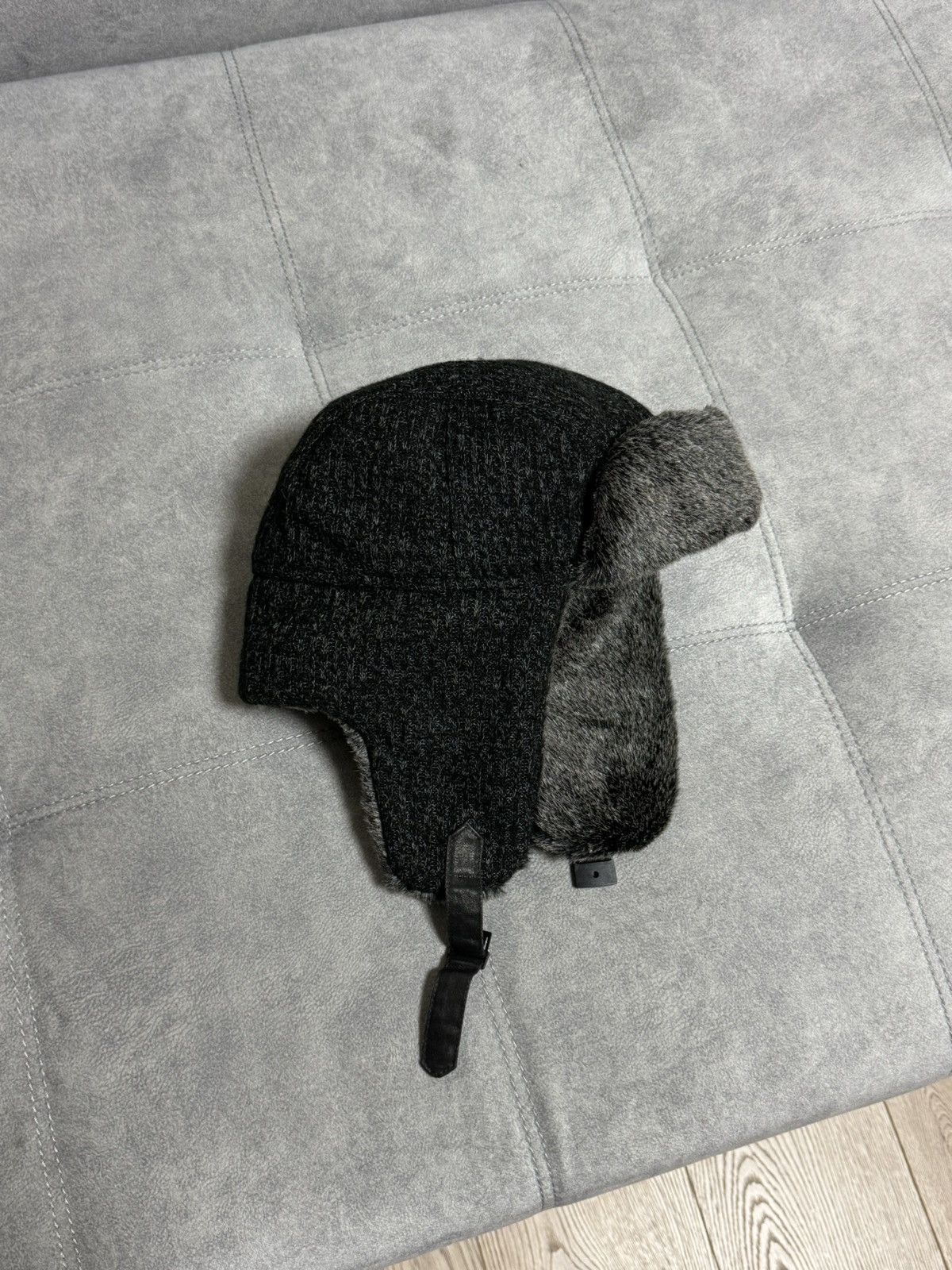 Japanese Brand × Vintage Vintage Hype Trapper winter Fur Y2K Fluffy Hat Ushanka Faux Size ONE SIZE - 1 Thumbnail