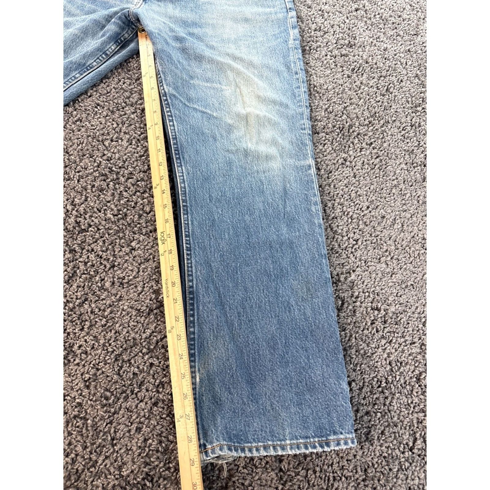 Gap VINTAGE GAP Jeans Easy Fit Denim 36x29 Blue Mens 5-Pocket Made In USA Y2K Grunge Retro 80s 90s Light Wash Regular Size US 36 / EU 52 - 2 Thumbnail