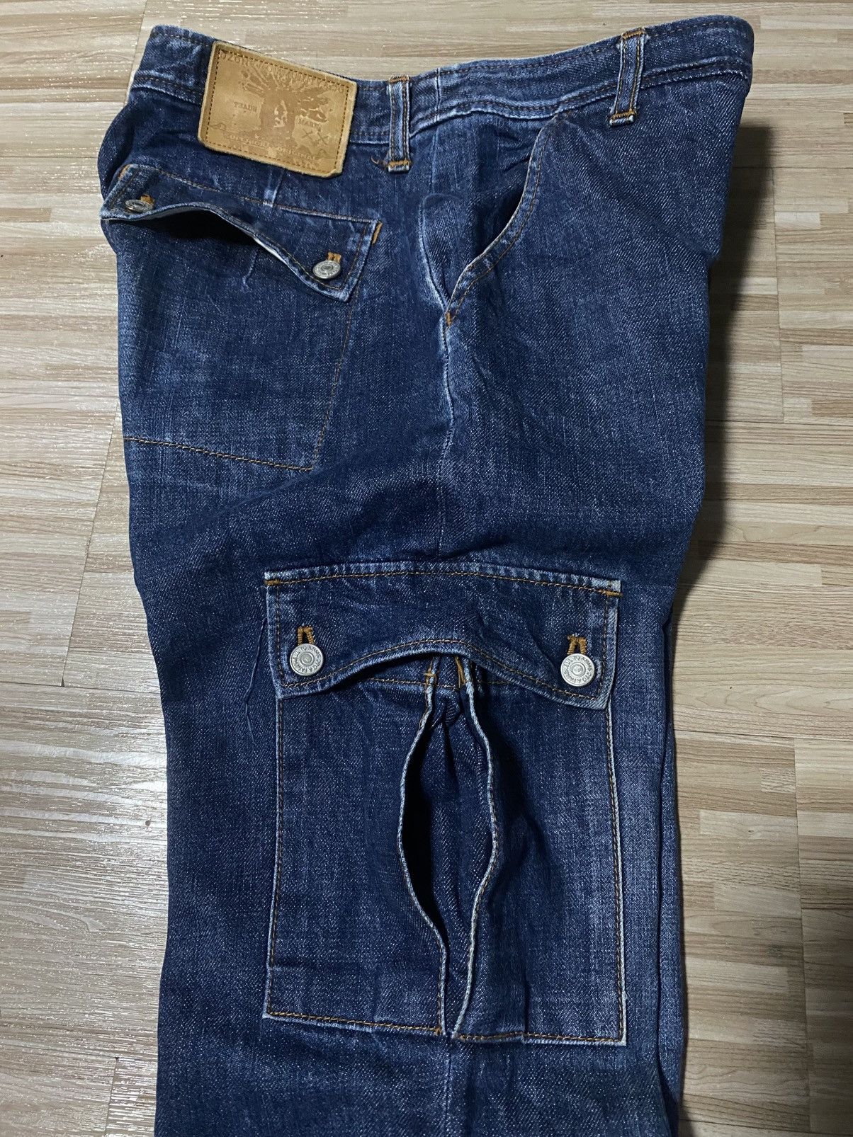 Japanese Brand 💥OZONE CARGO DENIM💥 Size US 28 / EU 44 - 8 Thumbnail