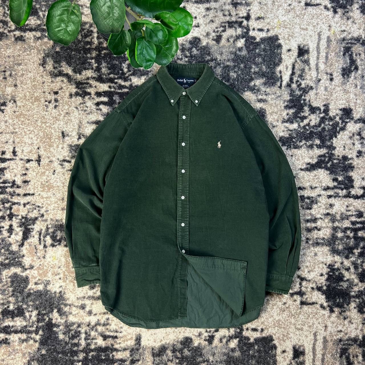 Polo Ralph Lauren Vintage Y2K Corduroy Button Up Shirt