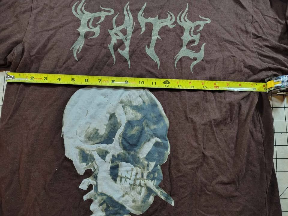 Other Men's Brown Long Sleeve Skull Graphic T-shirt Size Large Size US L / EU 52-54 / 3 - 3 Thumbnail
