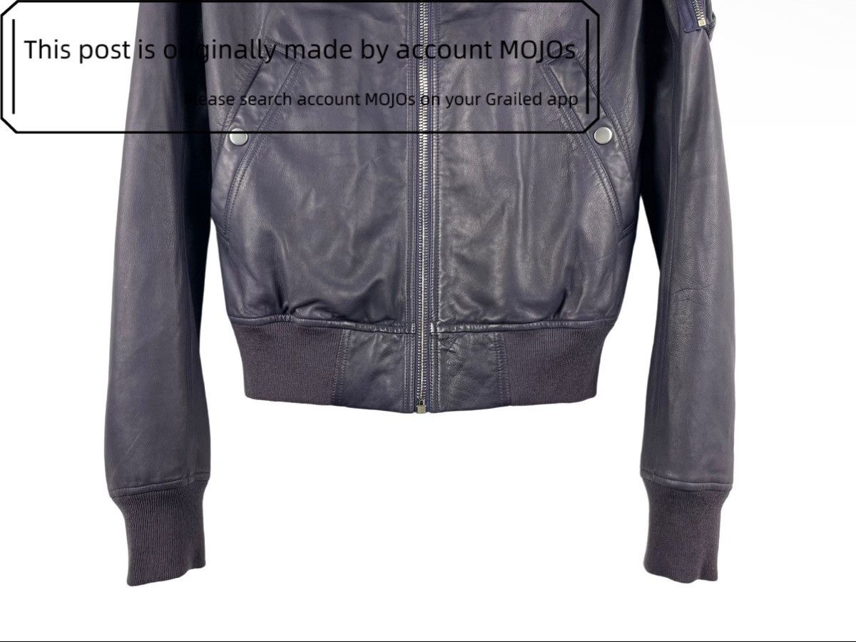 Rick Owens Sz 50 Rick Owens 17AW Raglan Lambskin Leather Bomber mojos24 Size US M / EU 48-50 / 2 - 4 Thumbnail