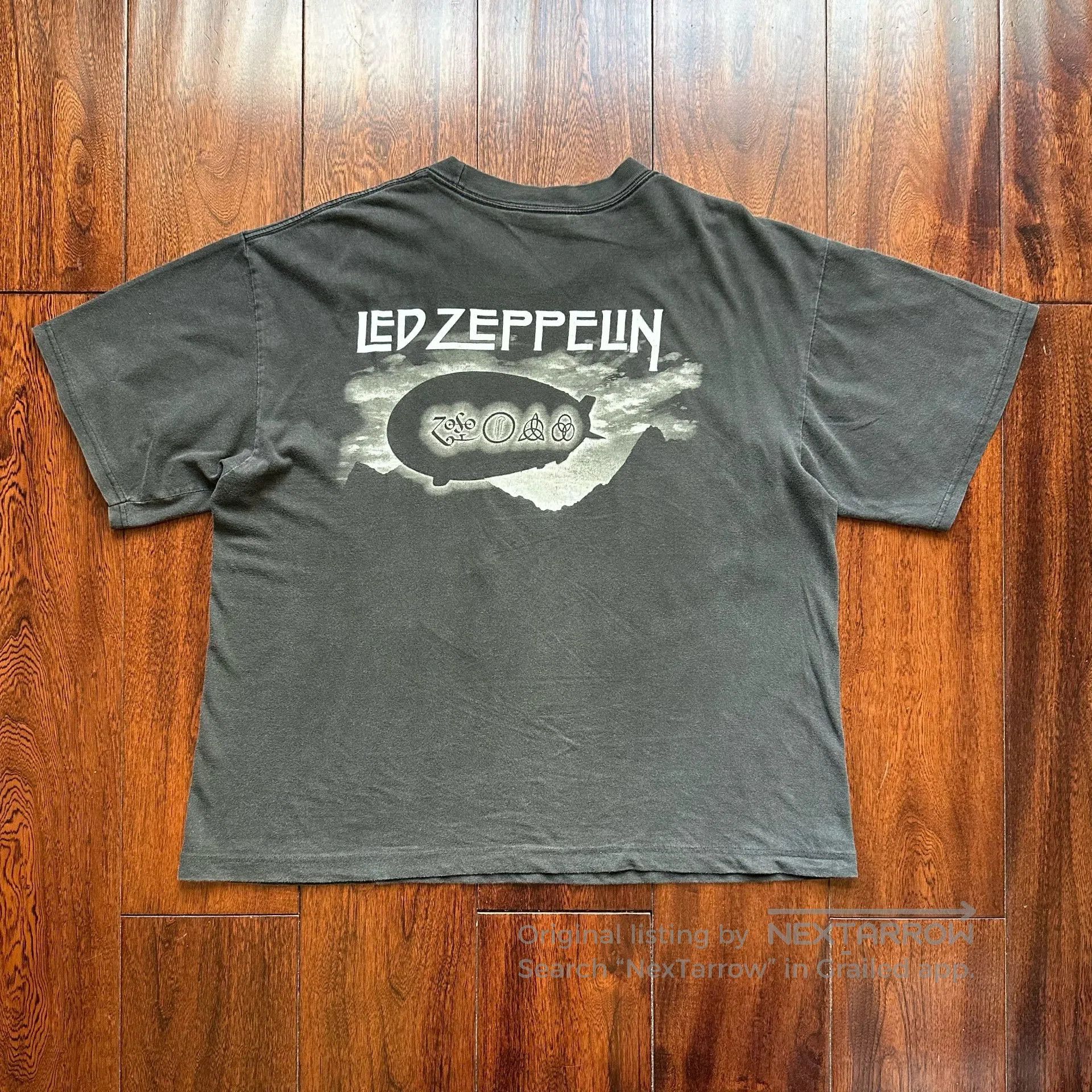Vintage Vintage 1990s Led Zeppelin Fade Tee. Size US M / EU 48-50 / 2 - 2 Thumbnail