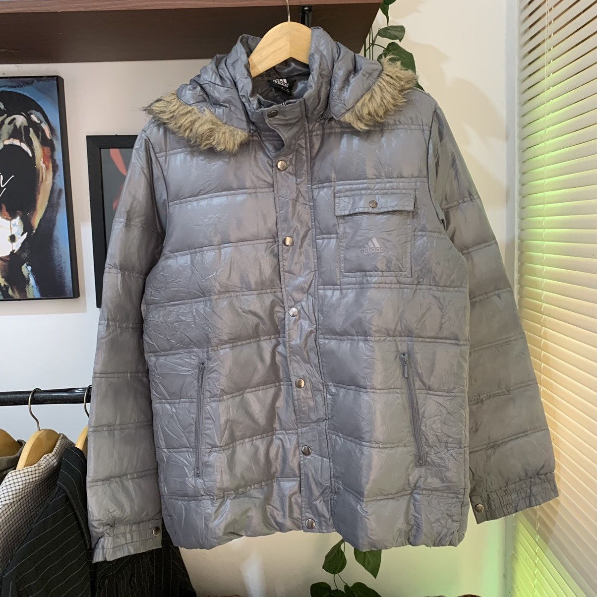 Adidas Rare vintage Adidas puffer down jacket Size US L / EU 52-54 / 3 - 1 Thumbnail