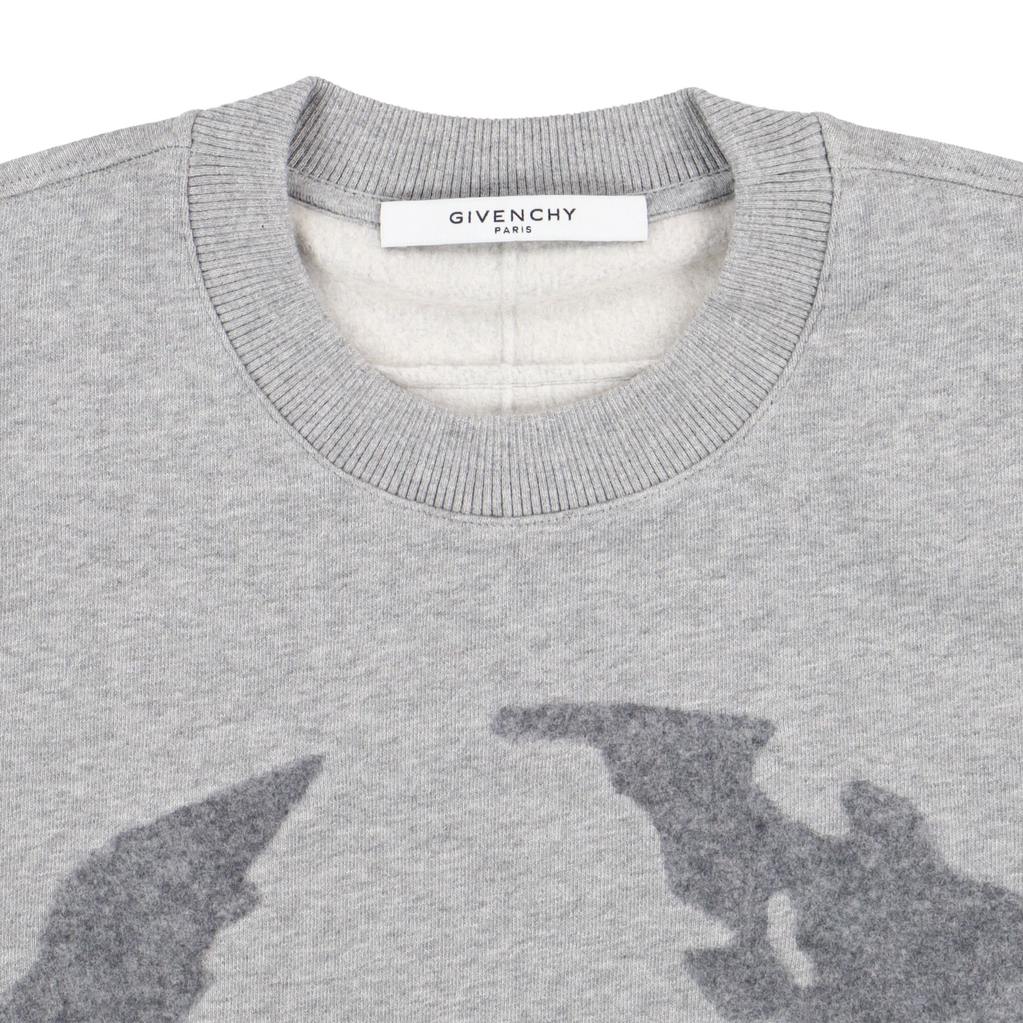 Givenchy 1 of 1 Grey Rottweiler Felt Shadow Sweatshirt Size US XS / EU 42 / 0 - 2 Thumbnail
