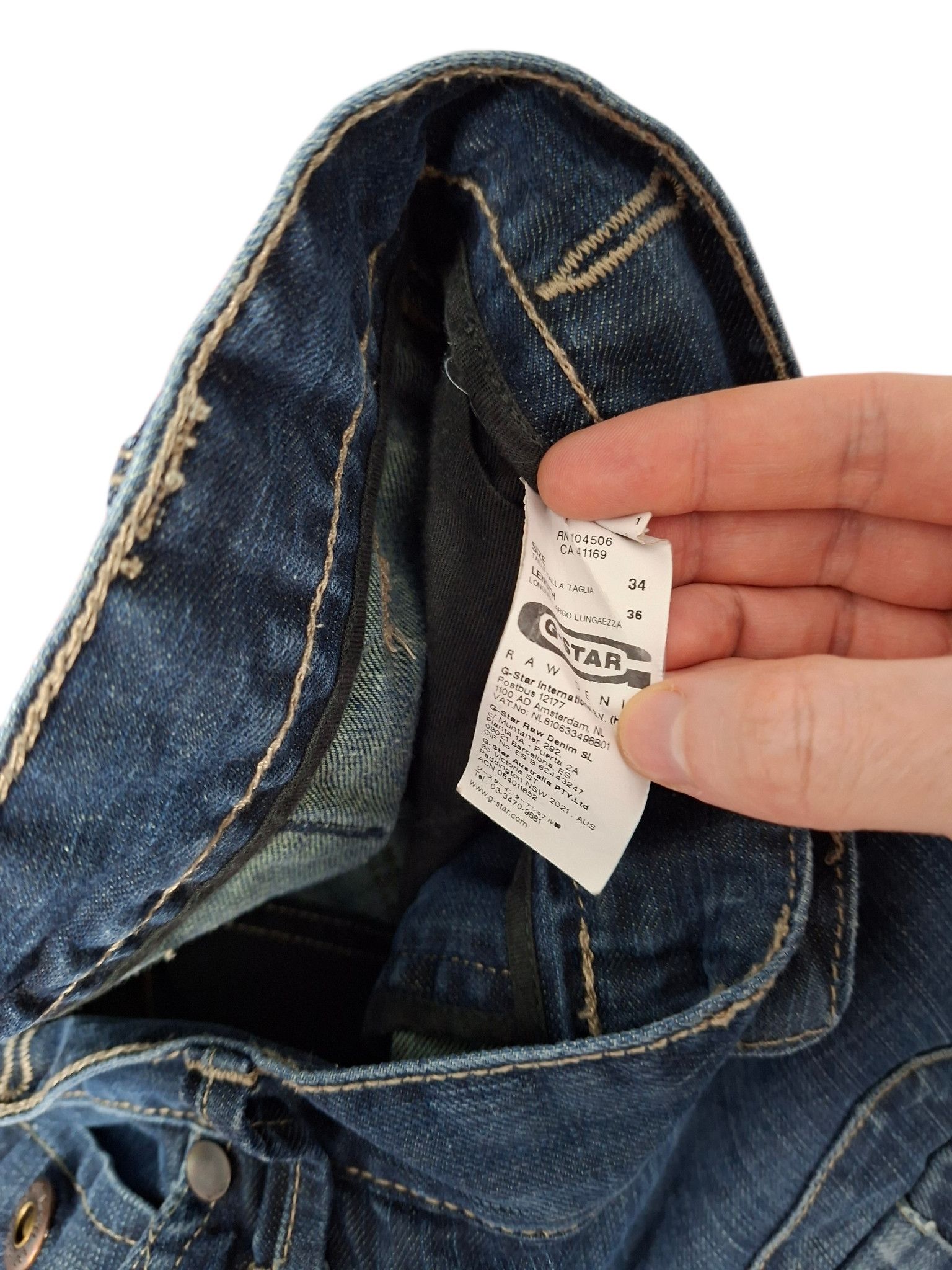 G-Star G STAR RAW AVANT GARDE MULTIPOCKET DOUBLE KNEE JEANS DENIM Size US 34 / EU 50 - 5 Thumbnail