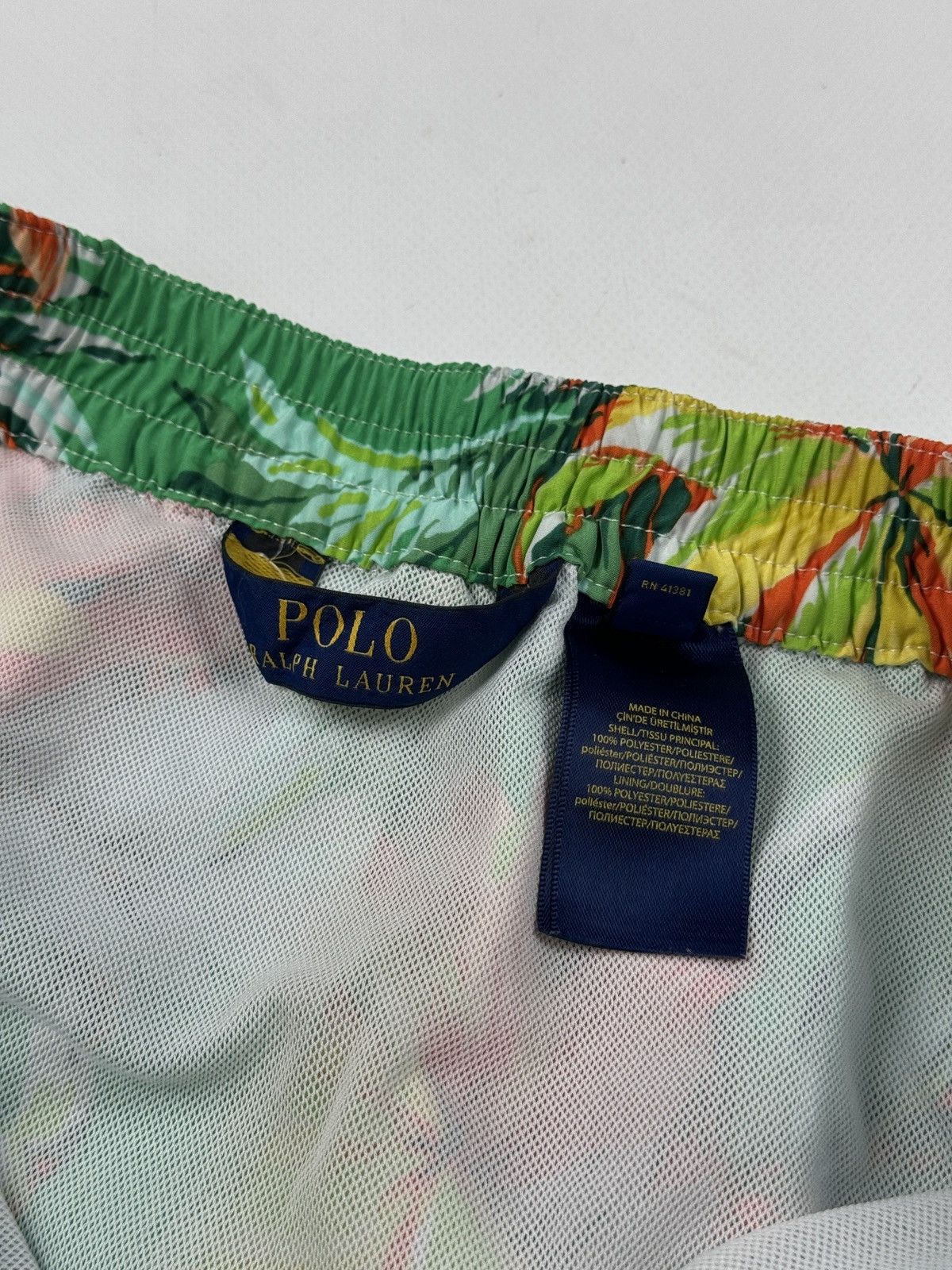 Polo Ralph Lauren × Ralph Lauren POLO Ralph Lauren Floral Printed Aloha Trunks Swim Shorts Size US 32 / EU 48 - 22 Thumbnail