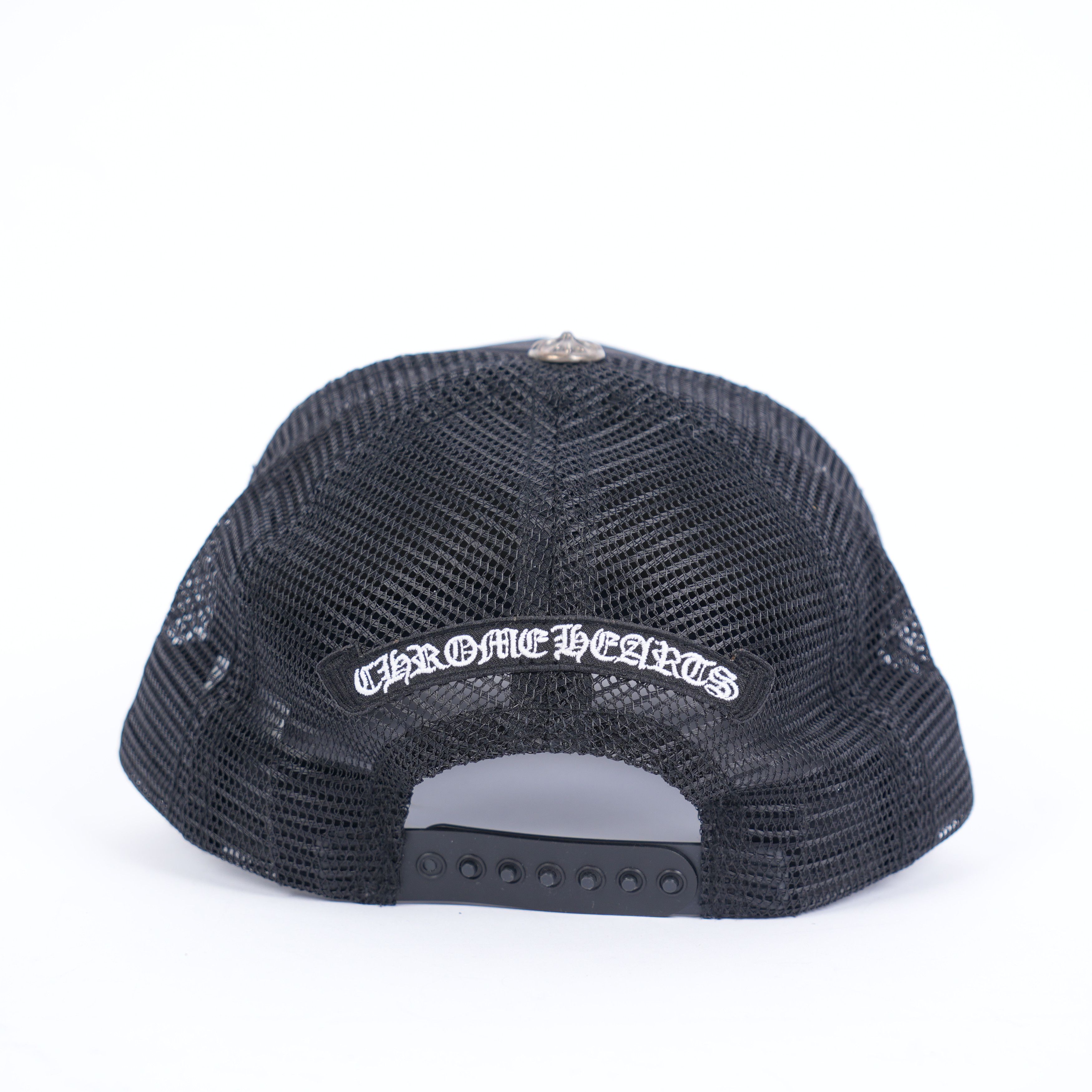 Chrome Hearts BLACK TRIPLE CROSS TRUCKER CHROME HEARTS Size ONE SIZE - 2 Thumbnail