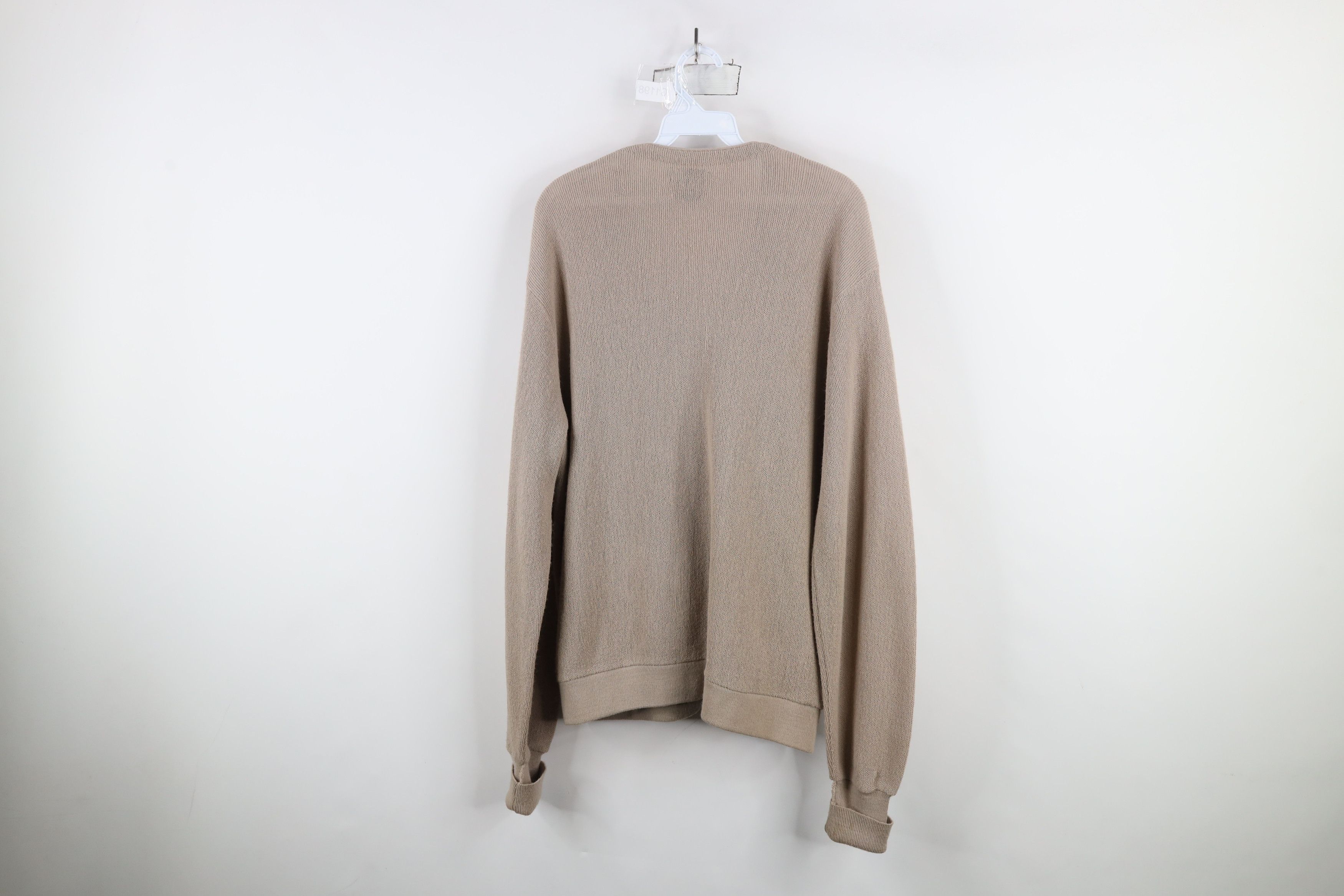 Vintage Vintage 70s 80s PGA Tour Golf Cardigan Sweater Beige USA Size US L / EU 52-54 / 3 - 13 Thumbnail