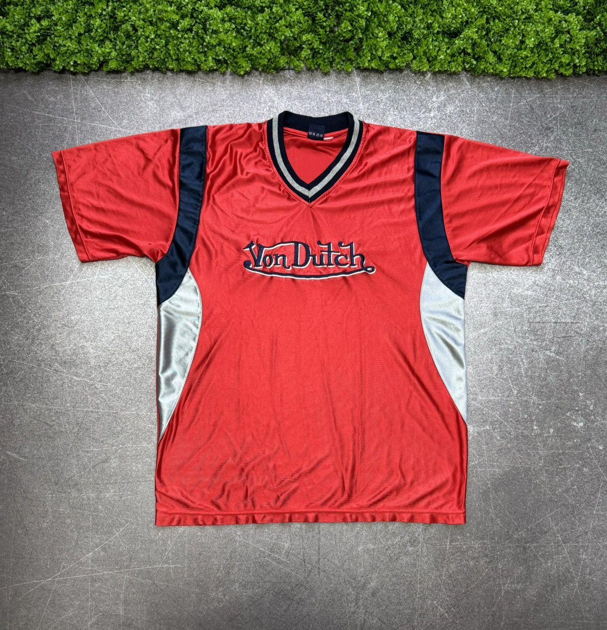 Vintage × Von Dutch Vintage 90s Von Dutch Rare Jersey T-Shirt Size US L / EU 52-54 / 3 - 1 Thumbnail