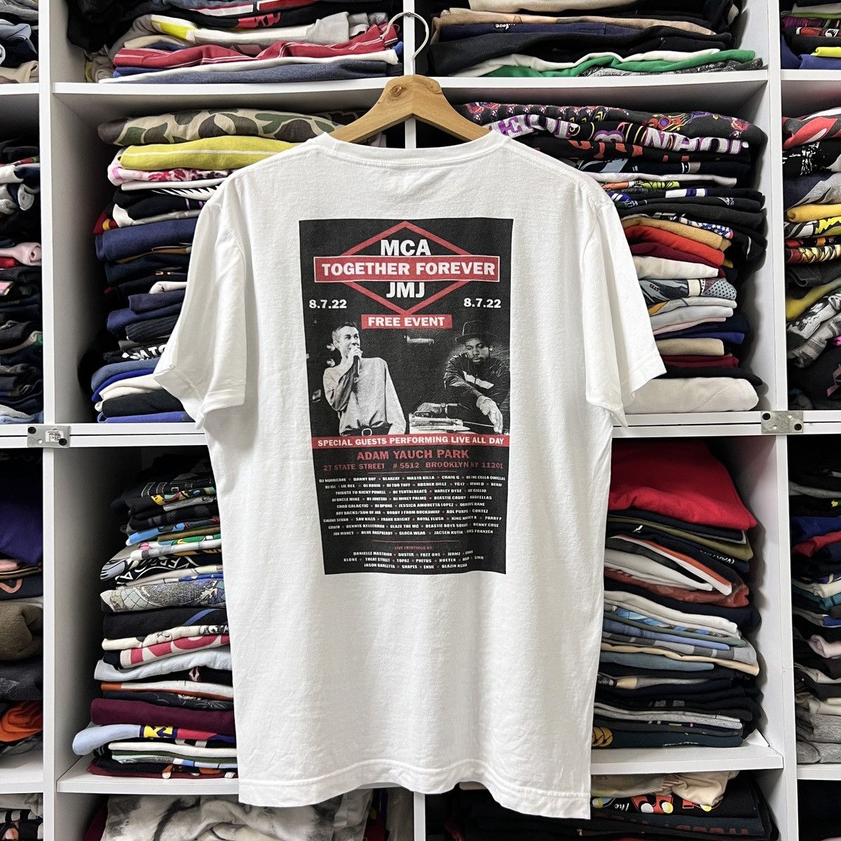 Band Tees × Rap Tees UG THE CELLA DWELLAS Size US M / EU 48-50 / 2 - 2 Thumbnail