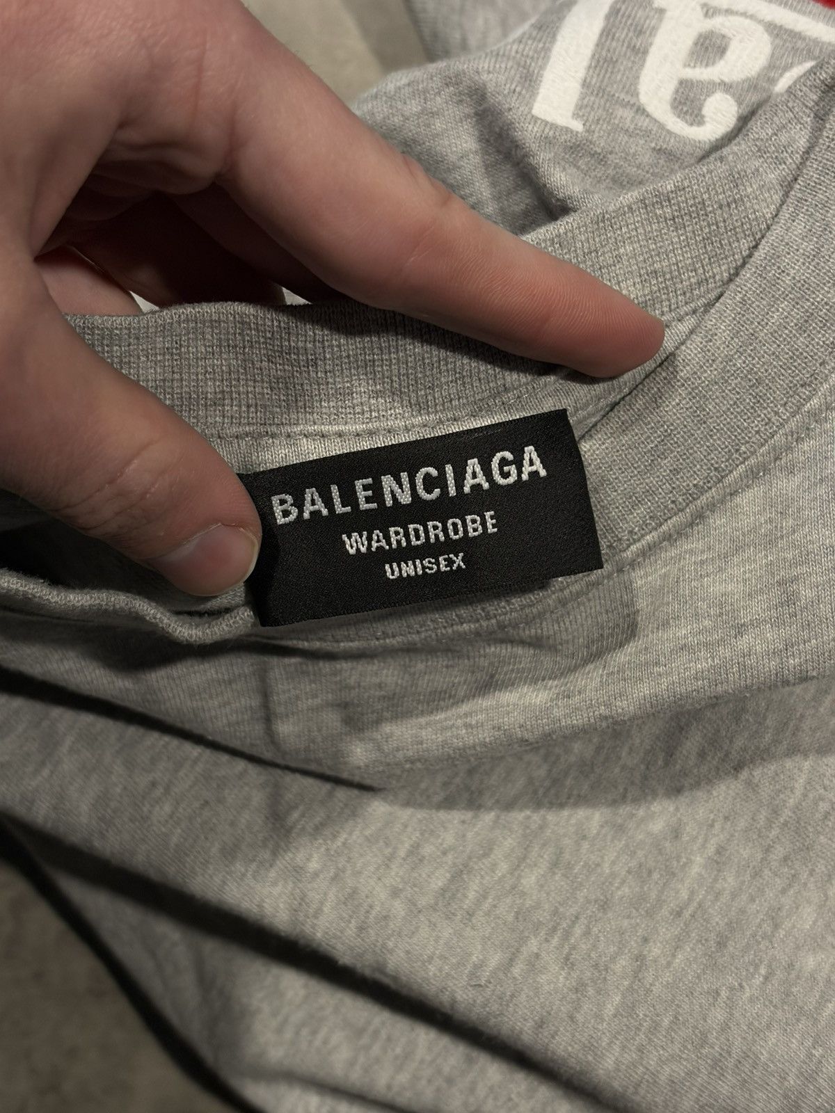 Balenciaga balenciaga campaign embroidered logo tshirt Size US XS / EU 42 / 0 - 7 Thumbnail