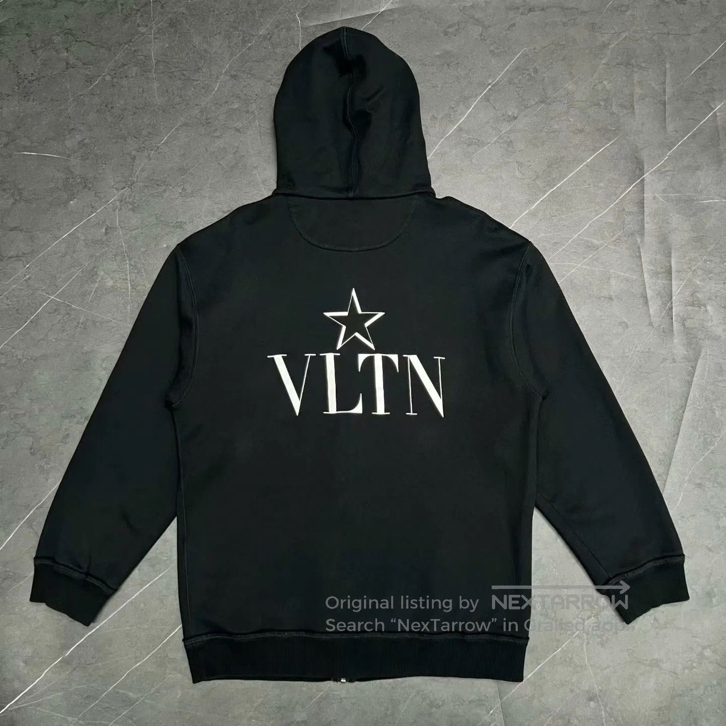 Valentino valentino black zip-up hooded sweatshirt. Size US S / EU 44-46 / 1 - 2 Thumbnail