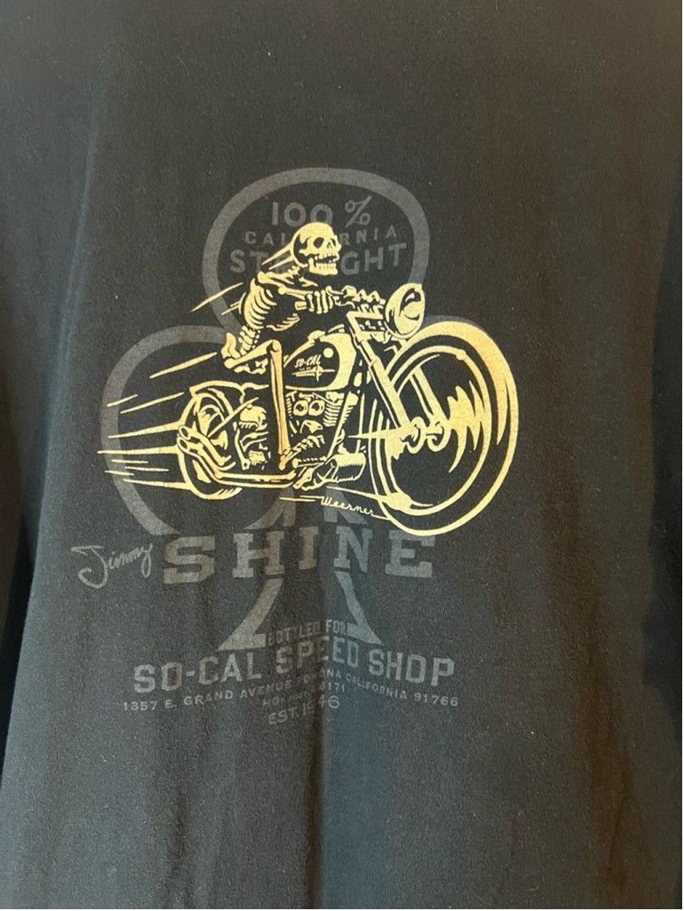 Hanes Vintage Jimmy Shine Skeleton Xl Tshirt Size US XL / EU 56 / 4 - 3 Thumbnail