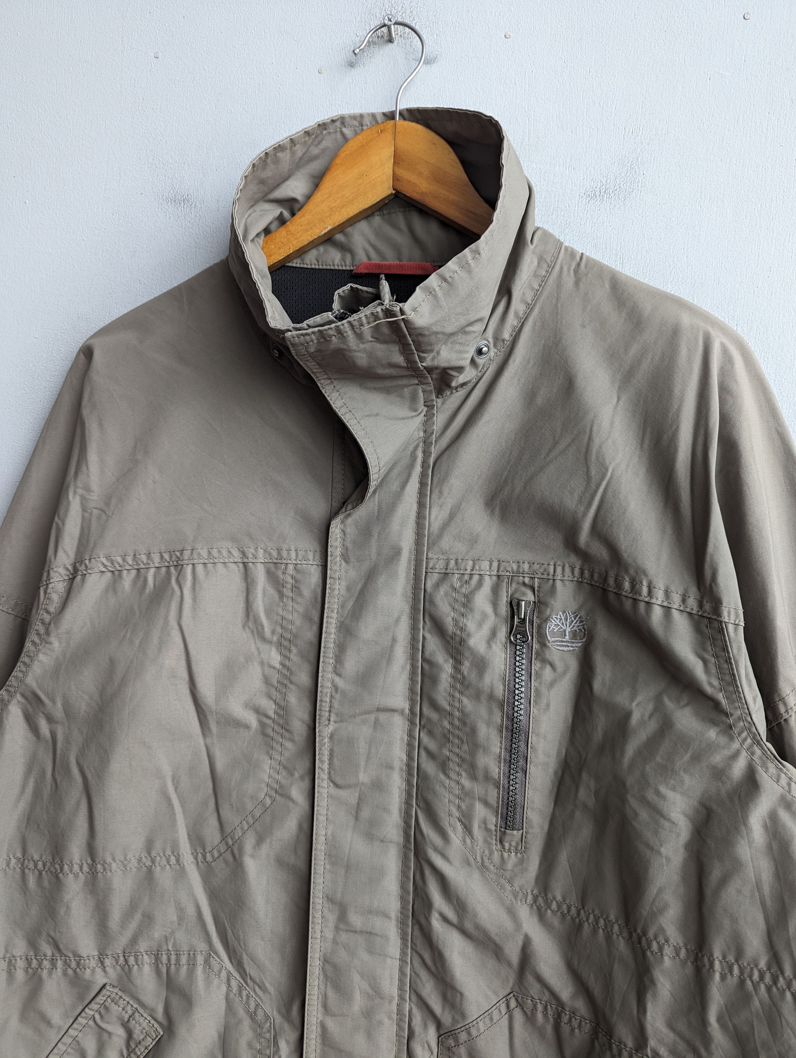 Timberland × Vintage Vintage 90s Timberland Windbreaker Jacket Size US M / EU 48-50 / 2 - 2 Thumbnail