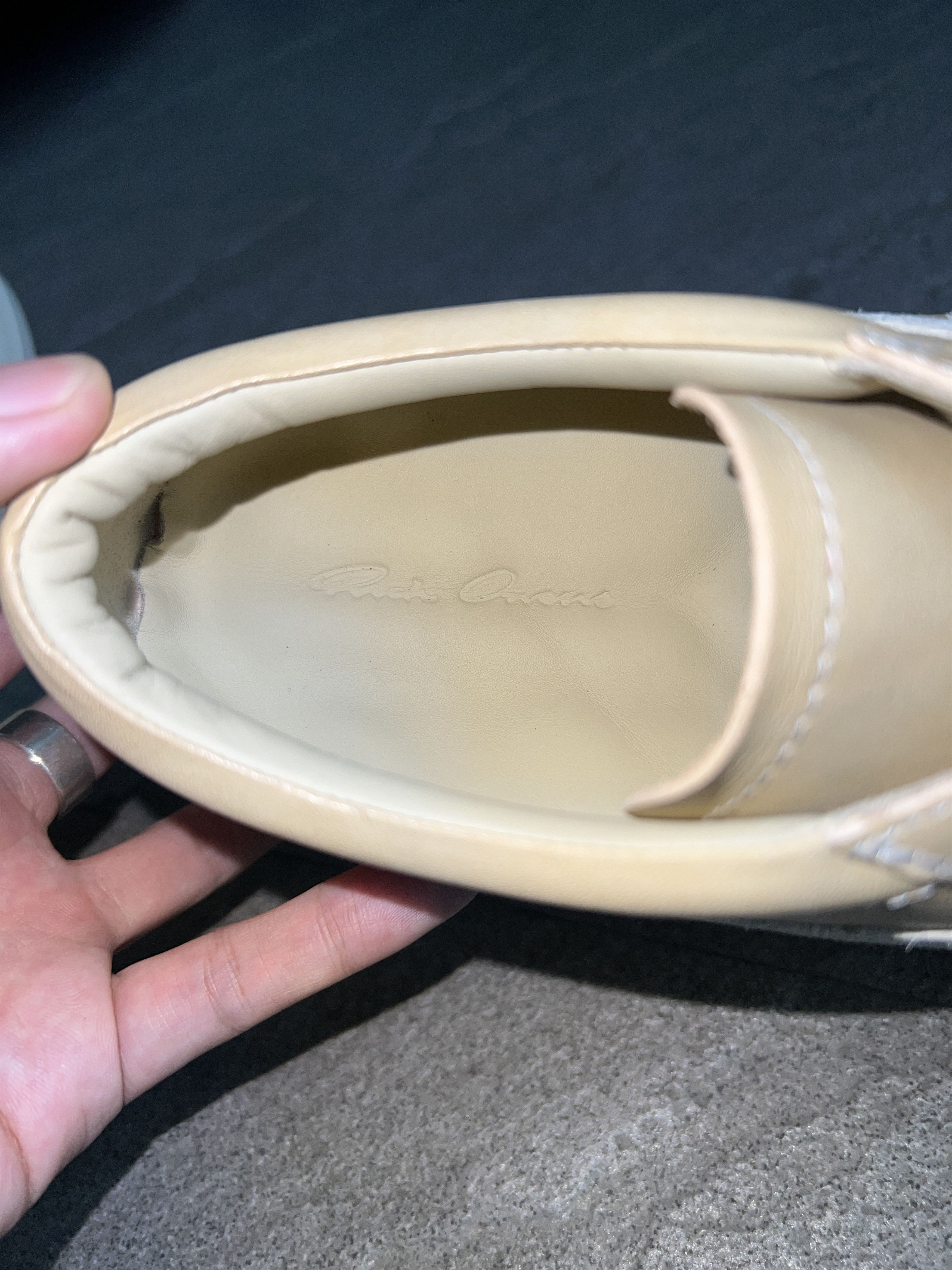 Rick Owens Rick Owens Vans Vintage Sneaks Parchment Milk EU44 New Size US 11 / EU 44 - 8 Thumbnail