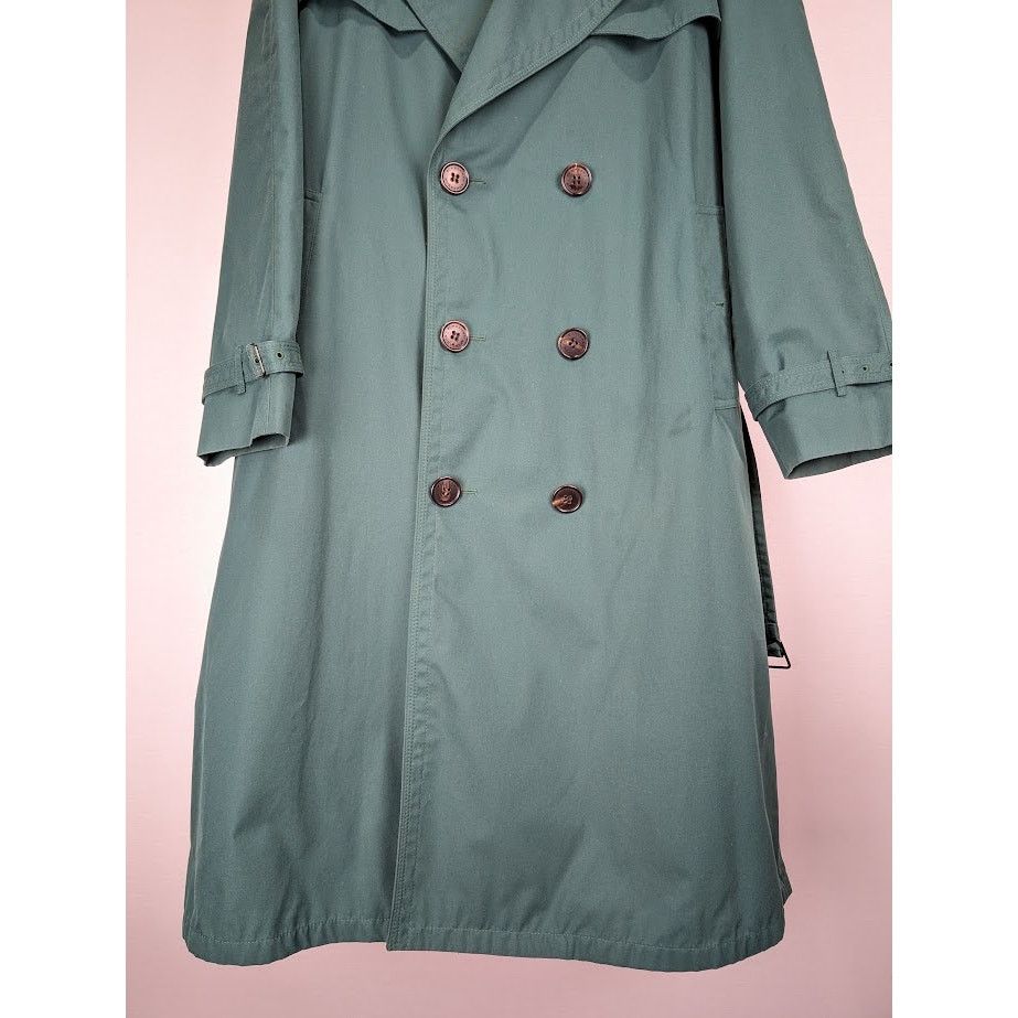 Burberry o1rshd1 CC20 Long Coat in Green Size US M / EU 48-50 / 2 - 5 Thumbnail