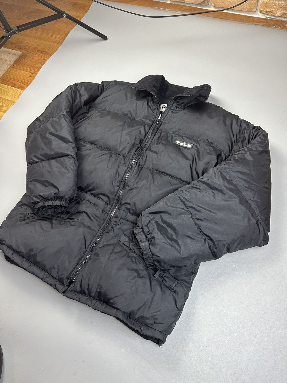 Columbia Columbia Vintage Black Puffer Down Jaket Size US L / EU 52-54 / 3 - 2 Thumbnail