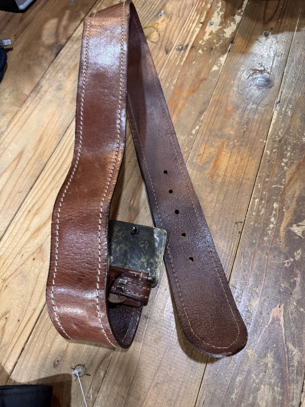 Giorgio Armani EMPORIO ARMANI LEATHER BELT🔥 Size ONE SIZE - 3 Thumbnail