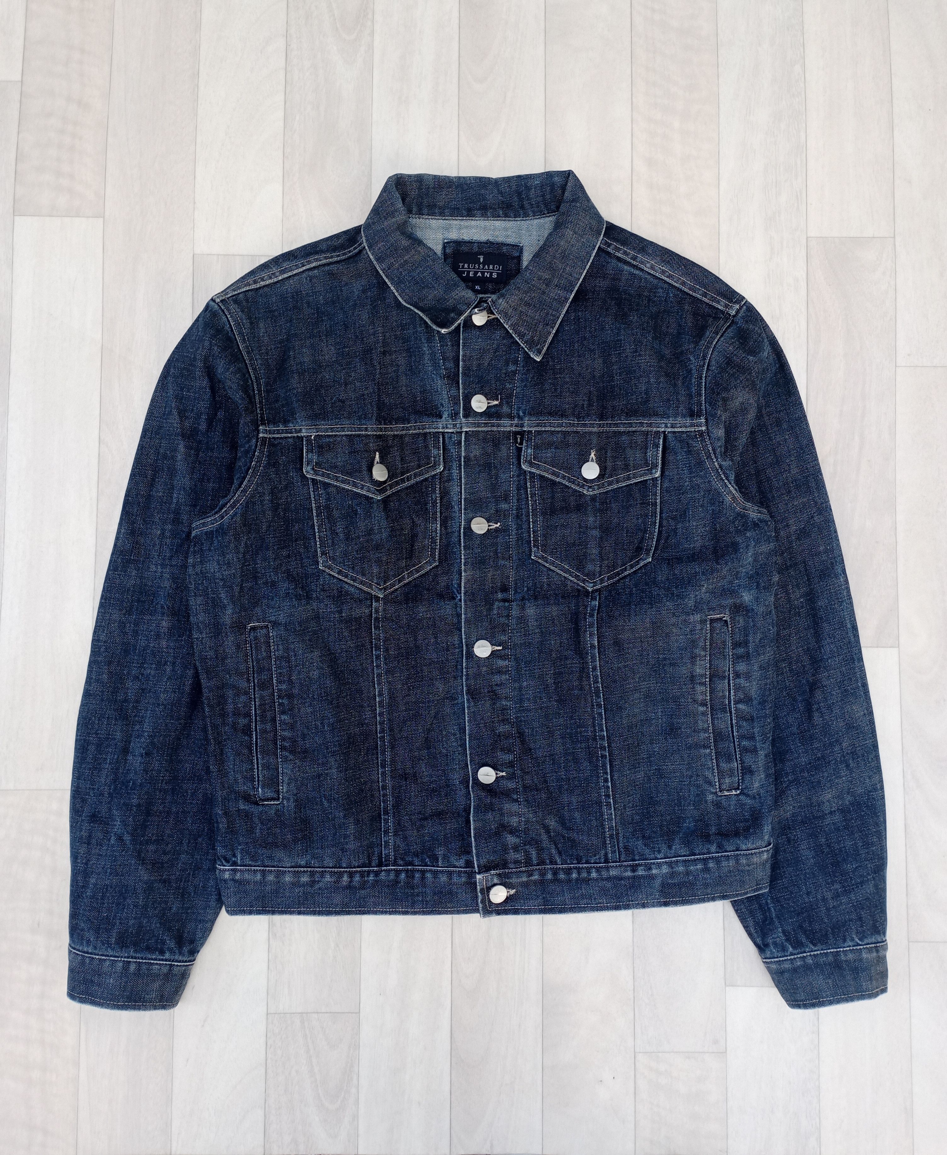 Vintage TRUSSARDI jeans denim jacket | Grailed