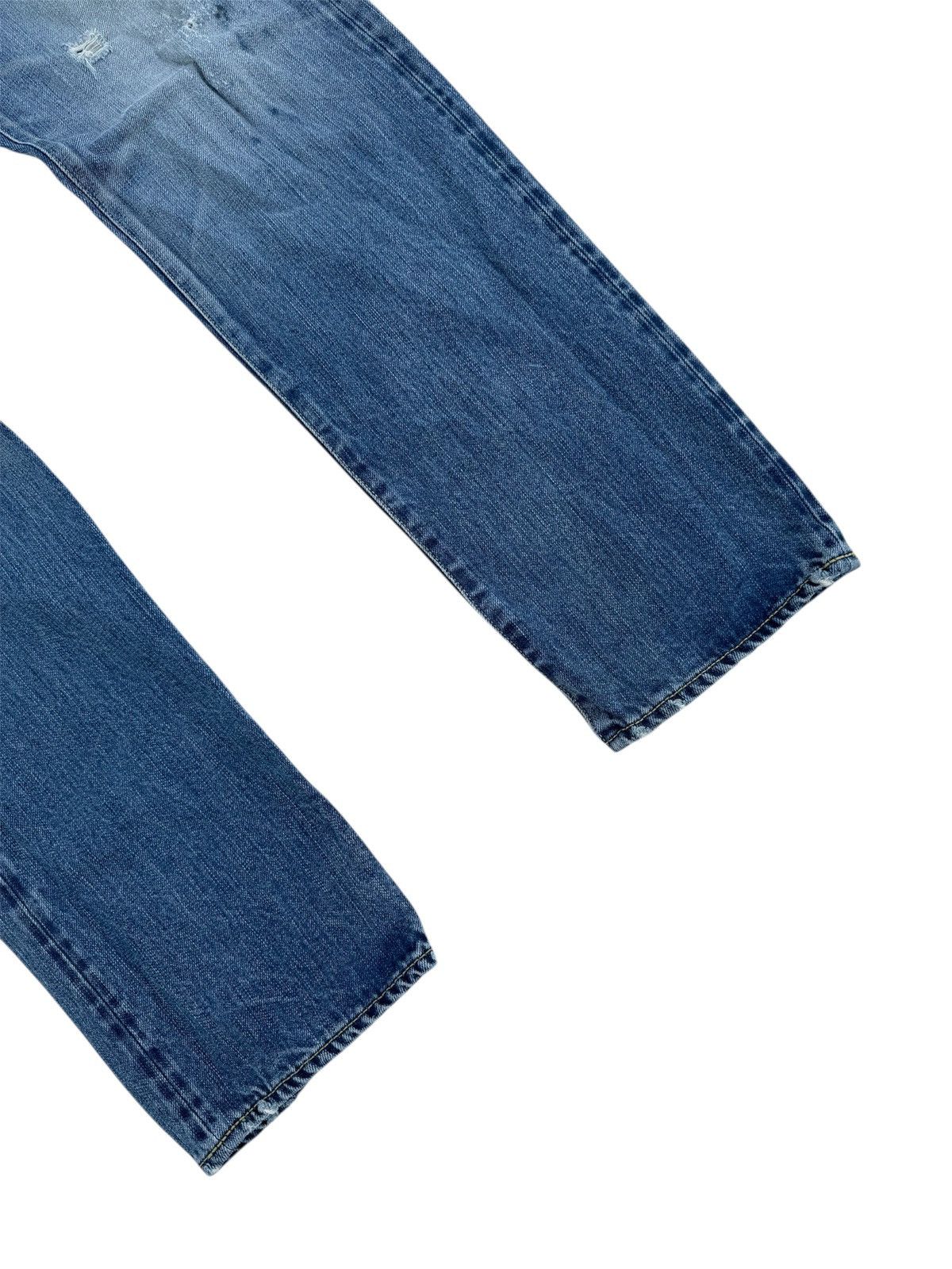 Hysteric Glamour HYSTERIC GLAMOUR SELVEDGE DISTRESSED STYLE JEANS Size US 33 - 6 Thumbnail