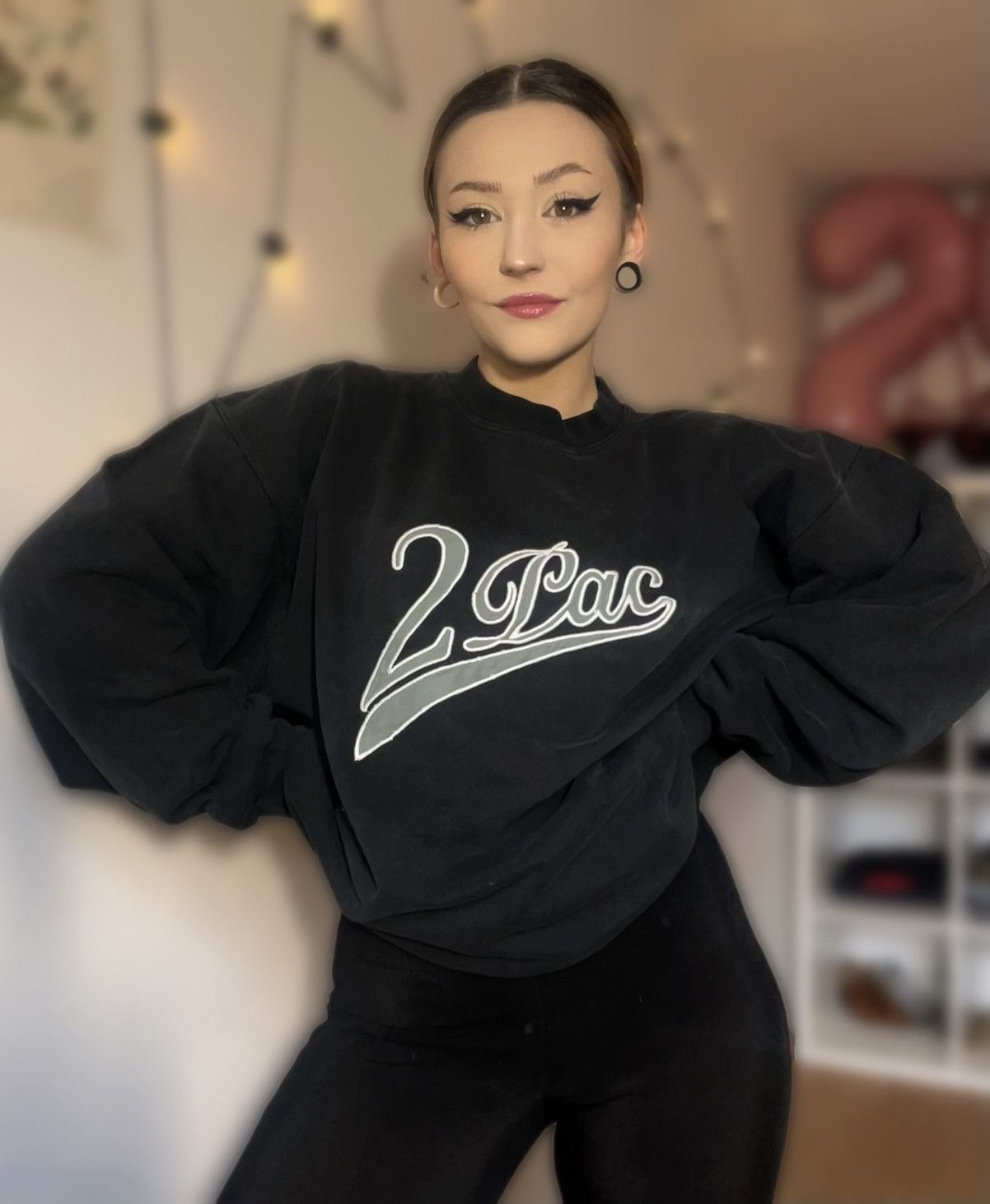 Band Tees × Rap Tees × Vintage sweatshirt 2pac yk2 vintage Size US XXL / EU 58 / 5 - 2 Thumbnail