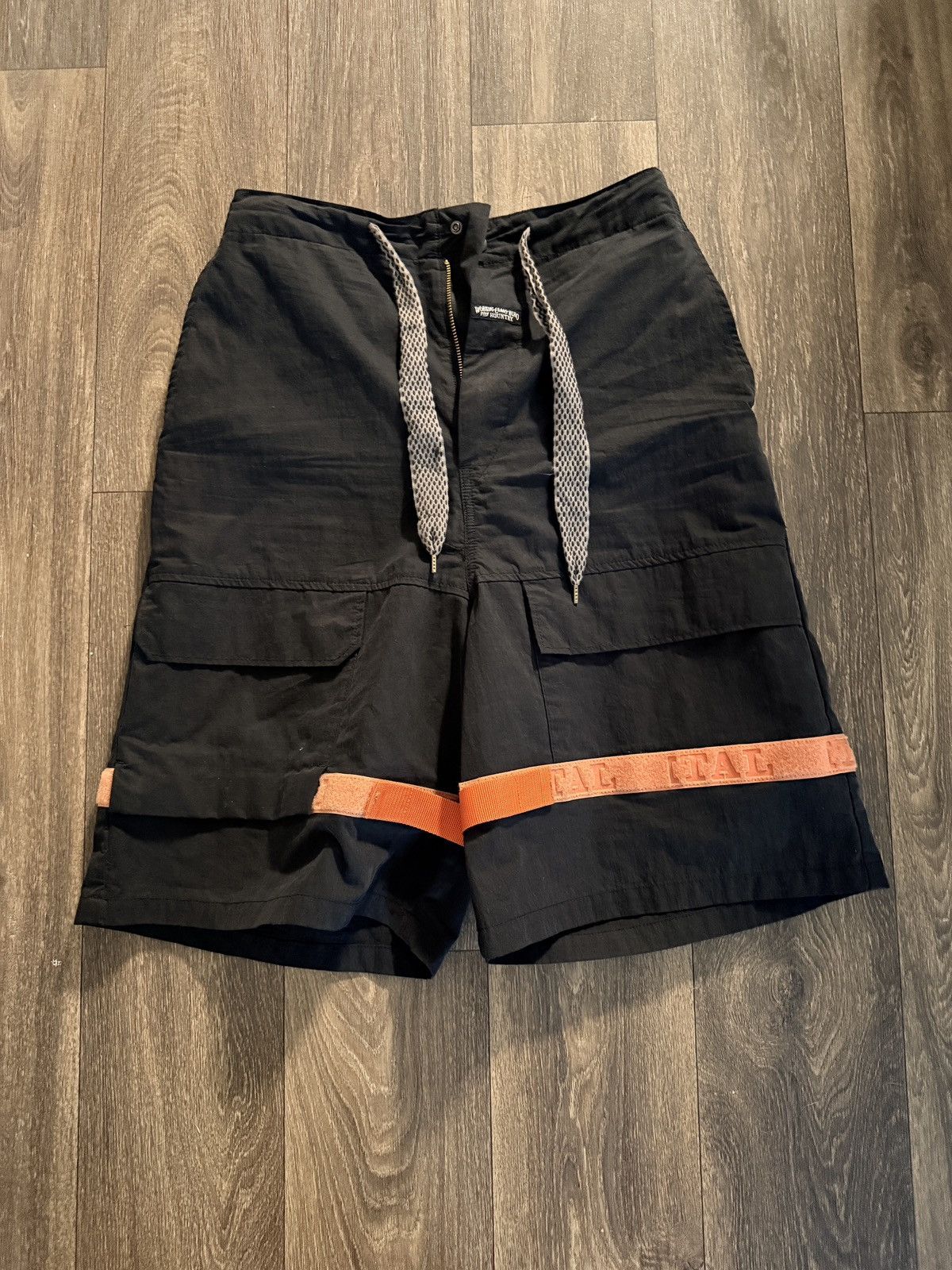 Kapital kapital ripstop nouvelle shorts (orange/black) Size US 32 / EU 48 - 1 Thumbnail